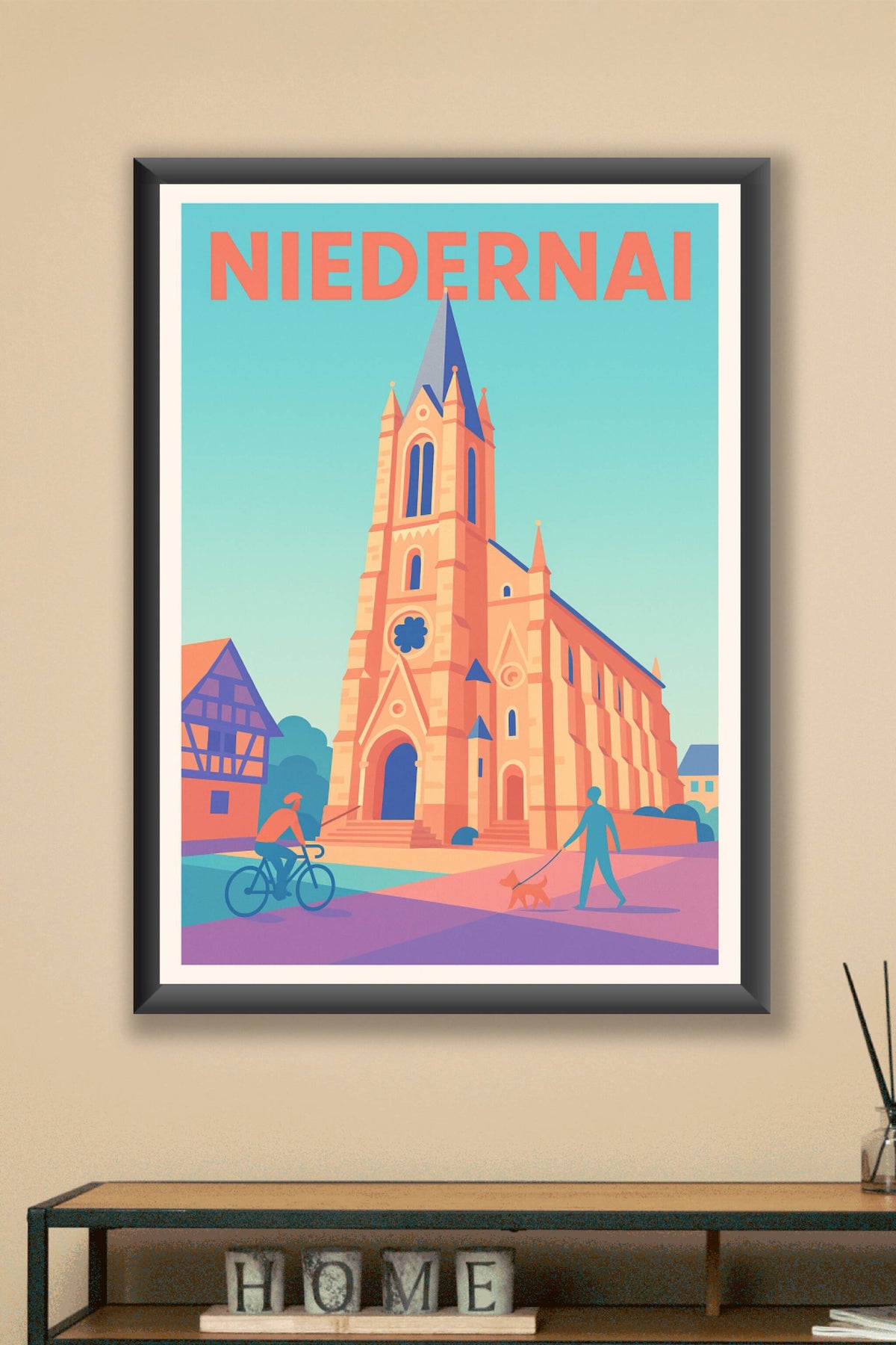 Affiche de Niedernai - Charme et patrimoine en lumière