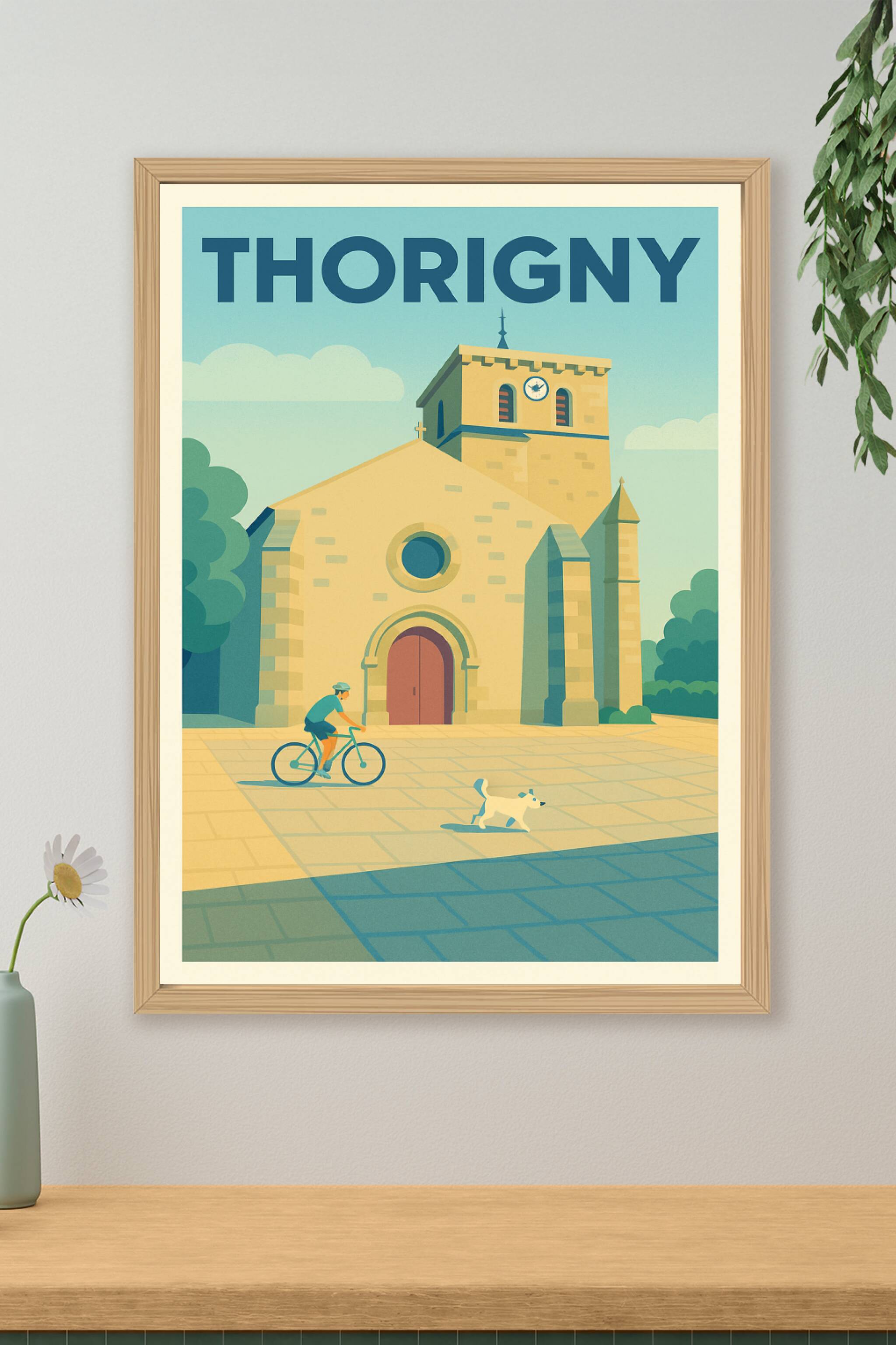 Affiche de Thorigny - Charme paisible et architecture lumineuse