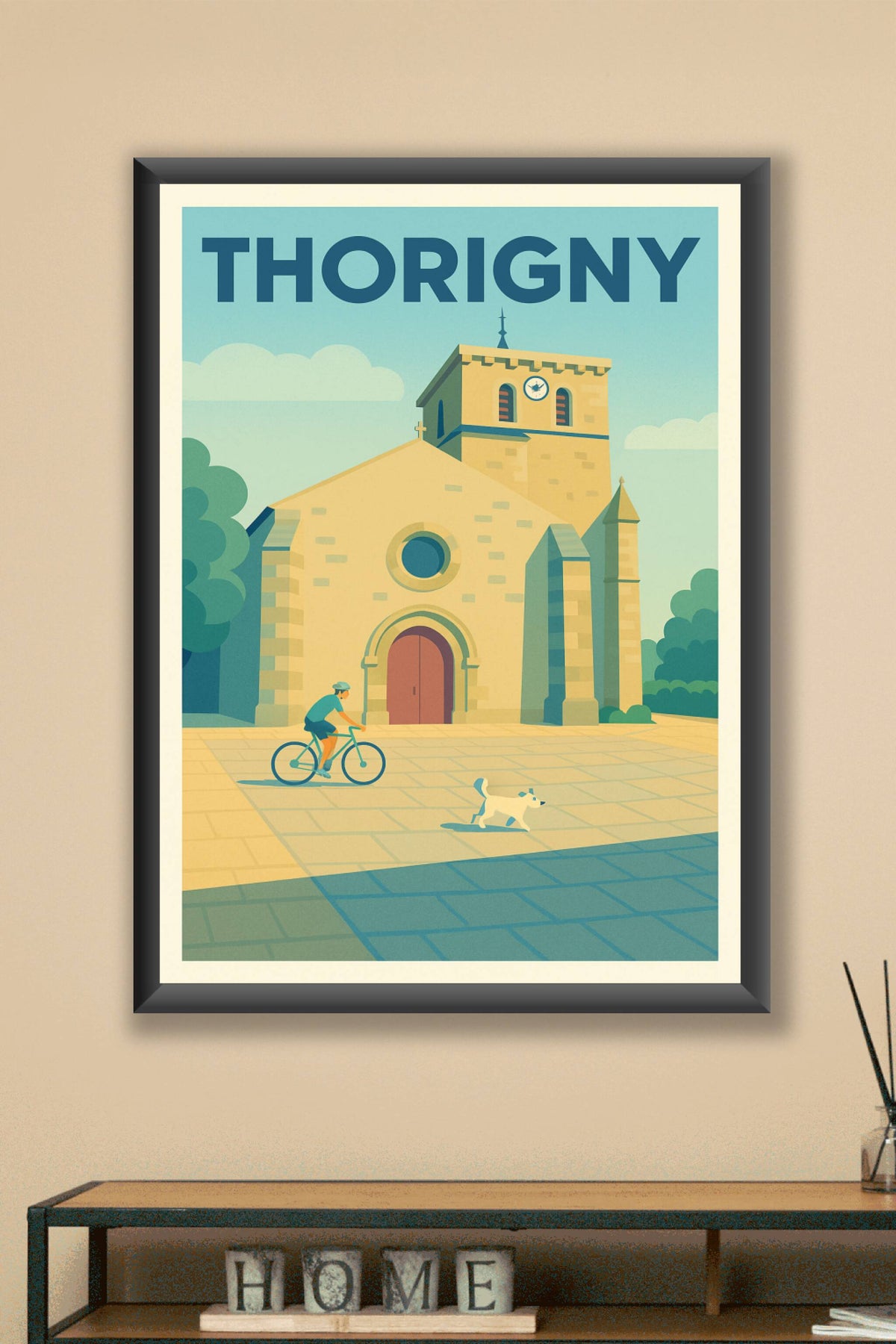 Affiche de Thorigny - Charme paisible et architecture lumineuse