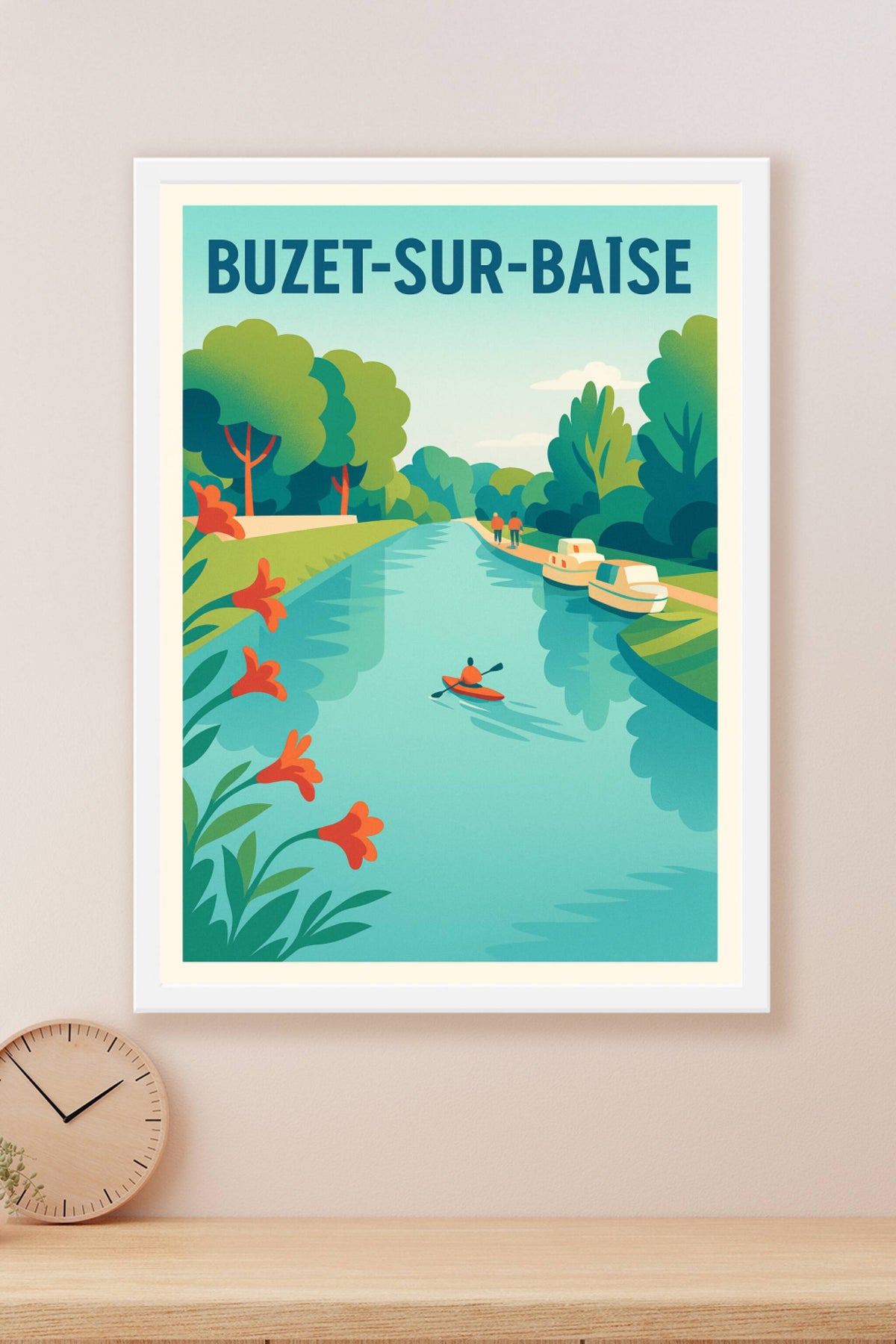 Affiche de Buzet-sur-Baïse - Évasion nature au fil de l'eau