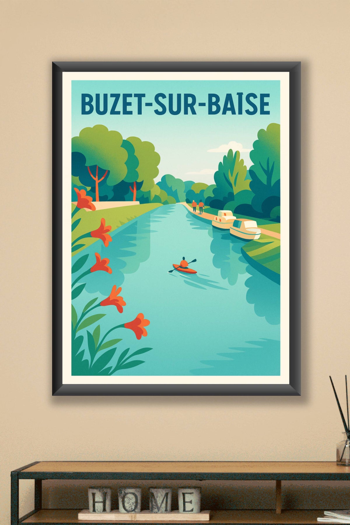 Affiche de Buzet-sur-Baïse - Évasion nature au fil de l'eau
