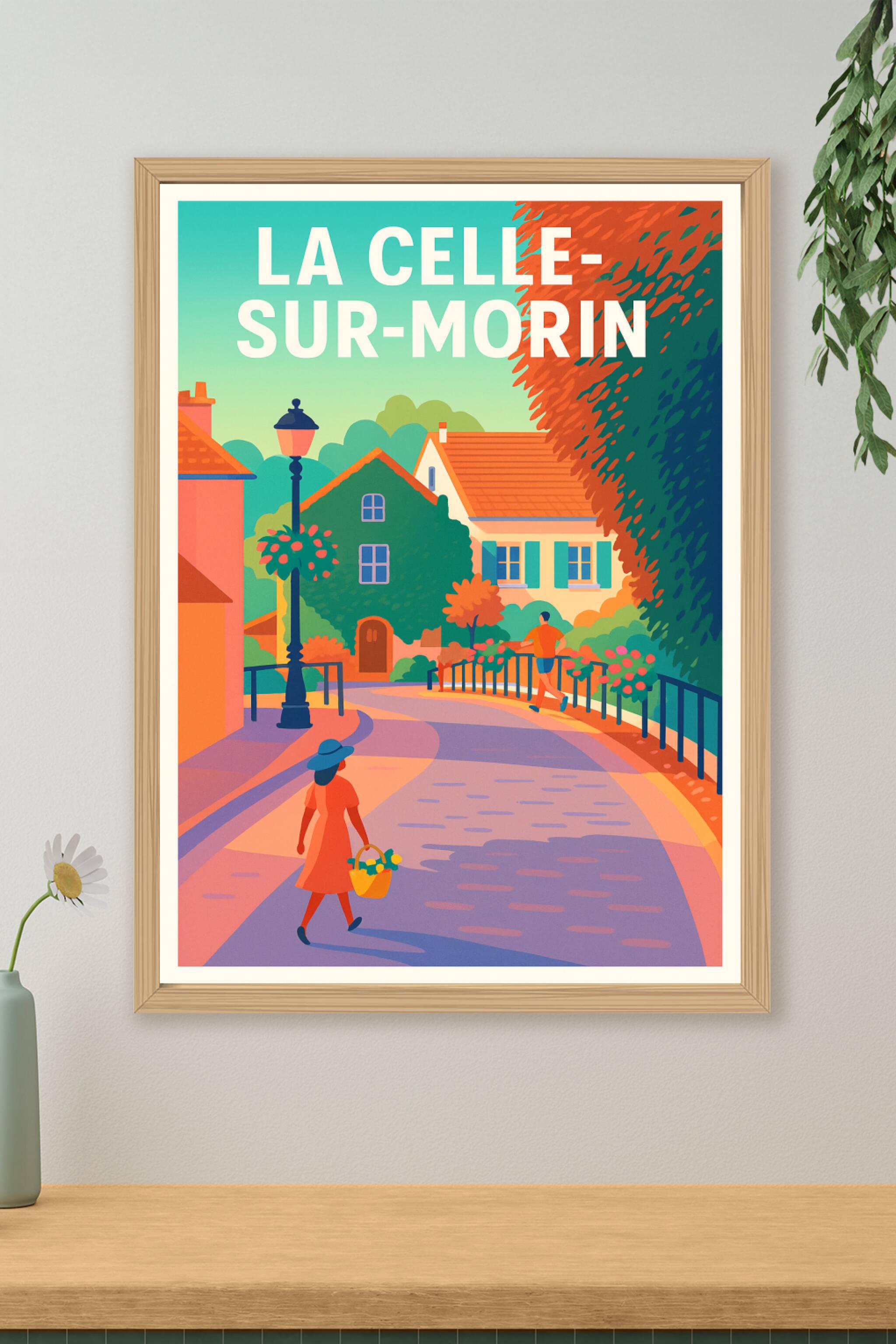 Affiche de La Celle-sur-Morin - Charme et sérénité au cœur de la campagne