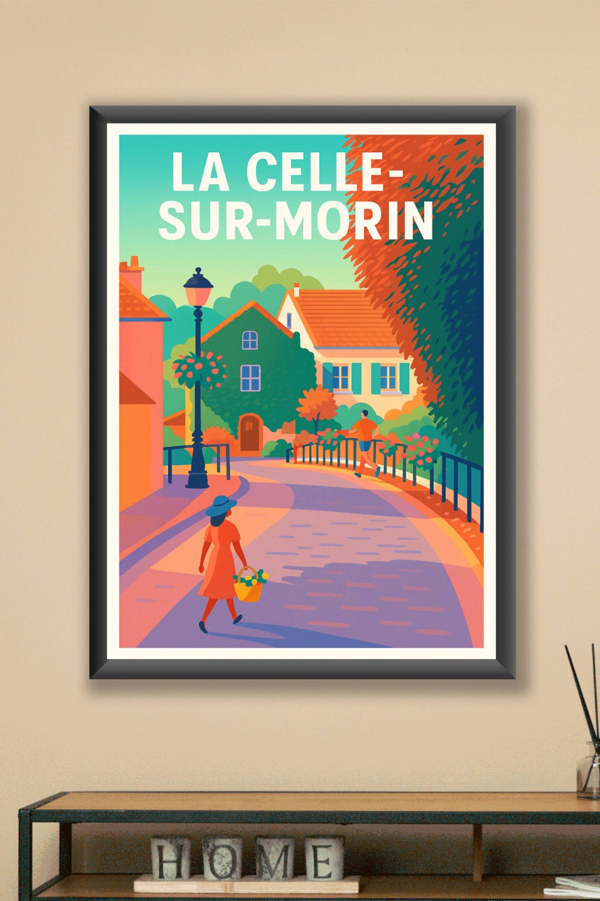 Affiche de La Celle-sur-Morin - Charme et sérénité au cœur de la campagne