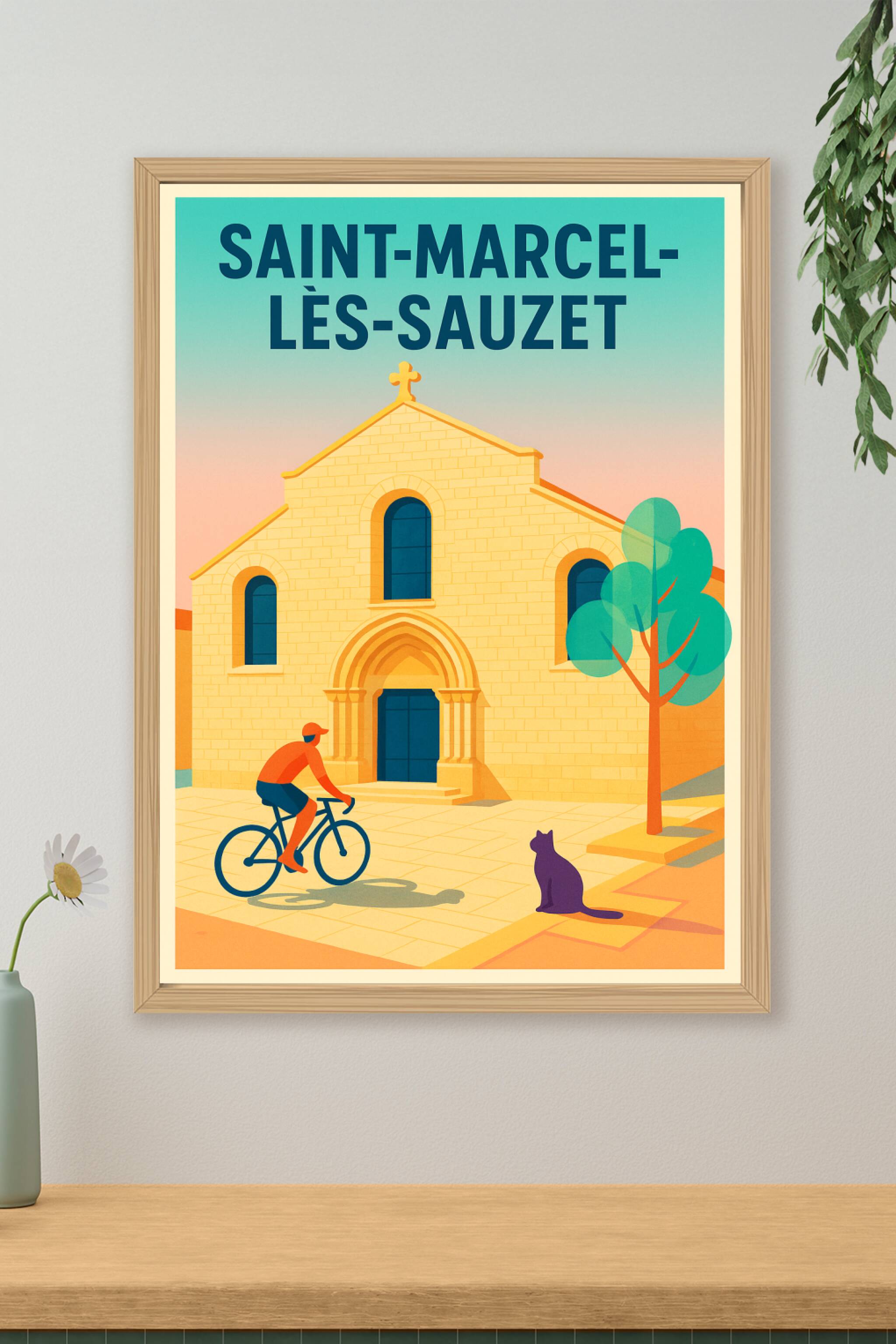 Affiche de Saint-Marcel-lès-Sauzet - Charme et douceur provençale