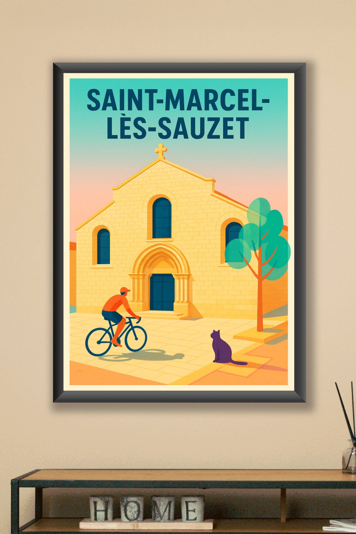 Affiche de Saint-Marcel-lès-Sauzet - Charme et douceur provençale
