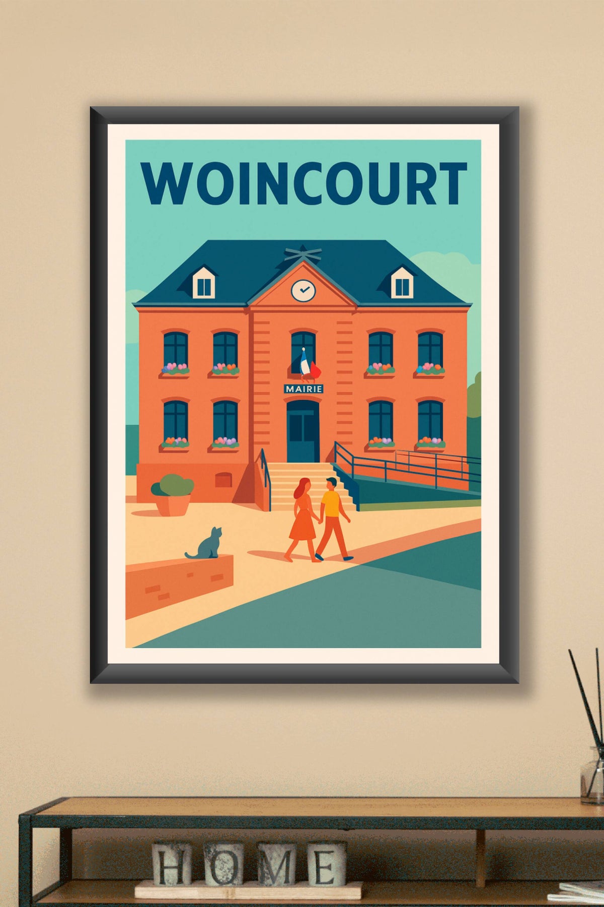 Affiche de Woincourt - Charme et Sérénité au Cœur du Village