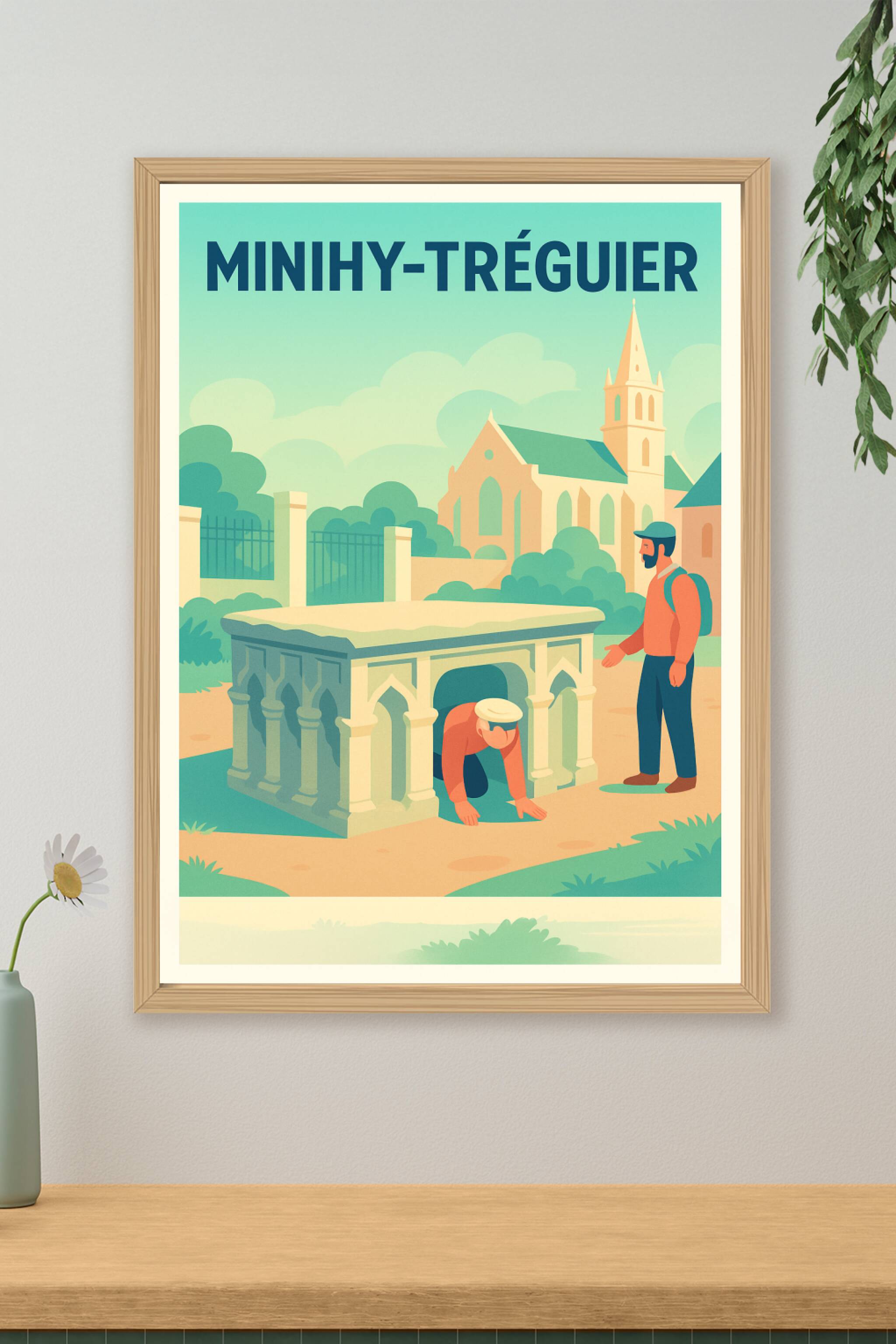Affiche de Minihy-Tréguier - L'émerveillement au cœur de la Bretagne
