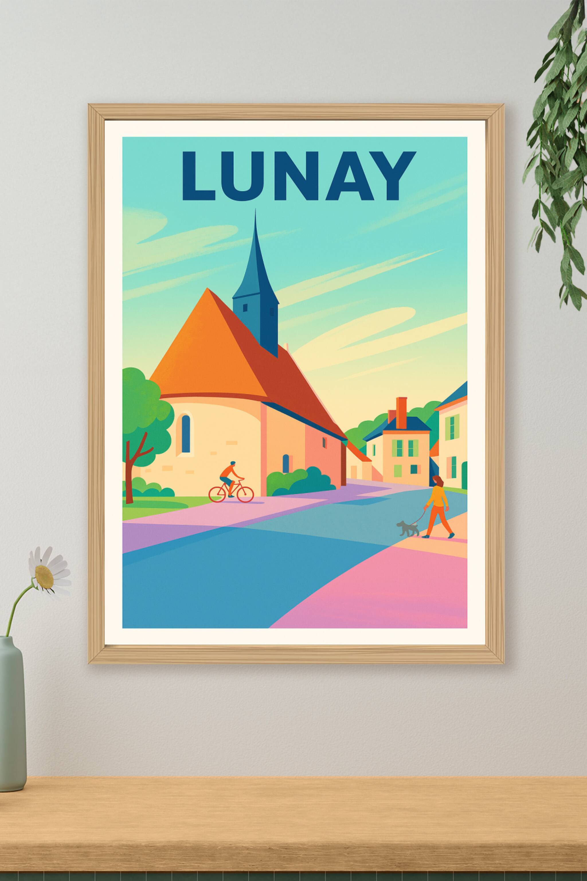 Affiche de Lunay - Charme et douceur d'une petite ville
