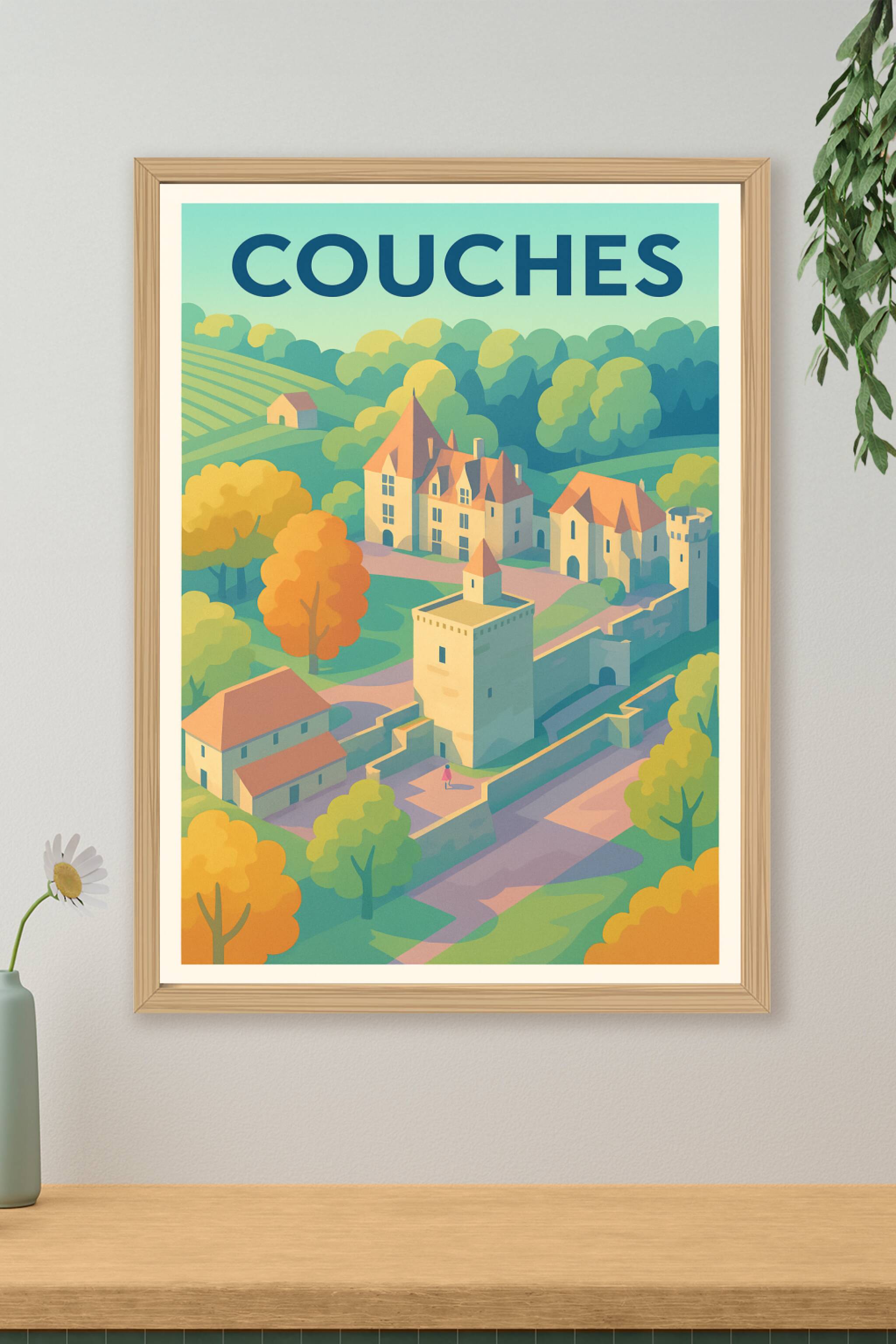 Affiche de Couches - L'escapade médiévale en couleurs