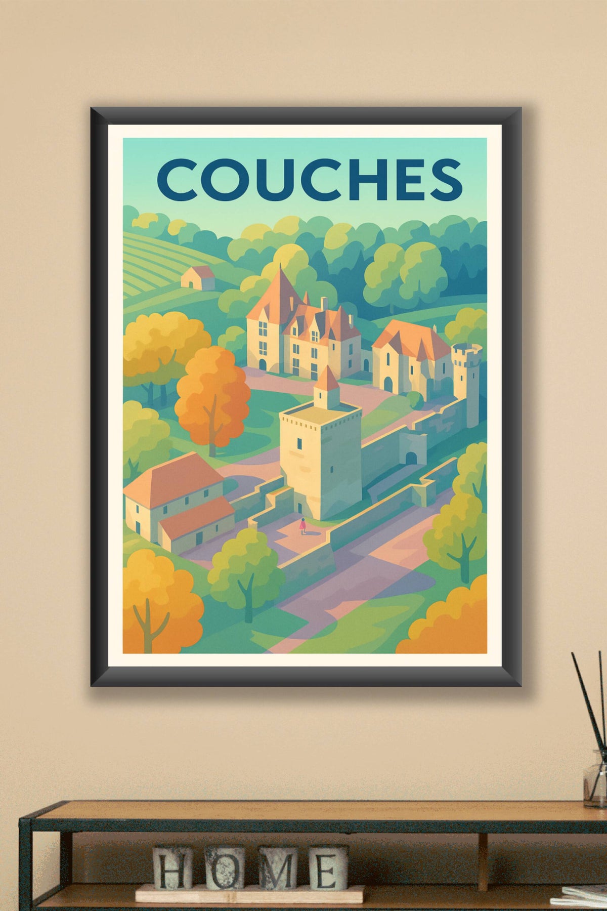 Affiche de Couches - L'escapade médiévale en couleurs