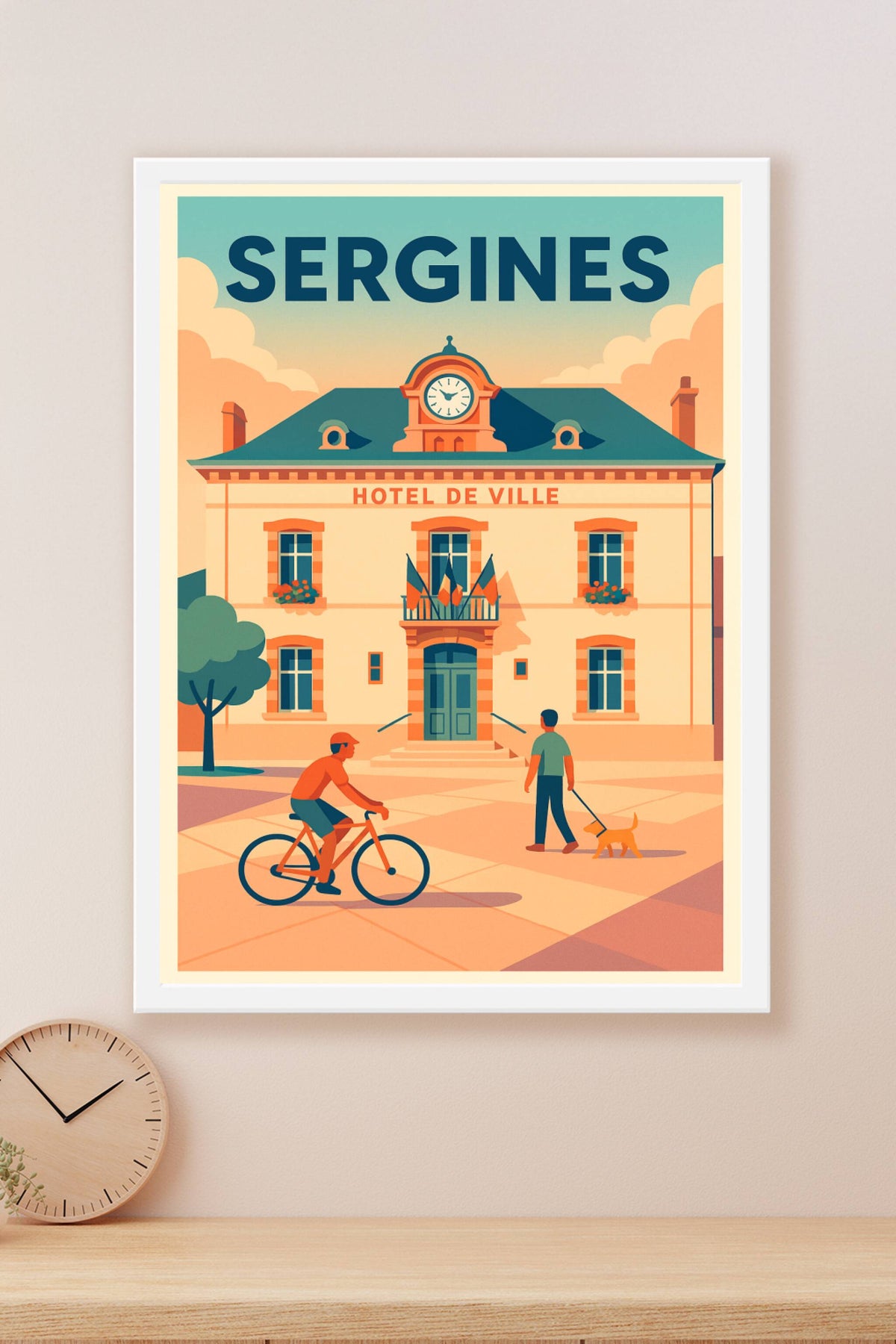 Affiche de Sergines - Charme et sérénité à l'Hôtel de Ville