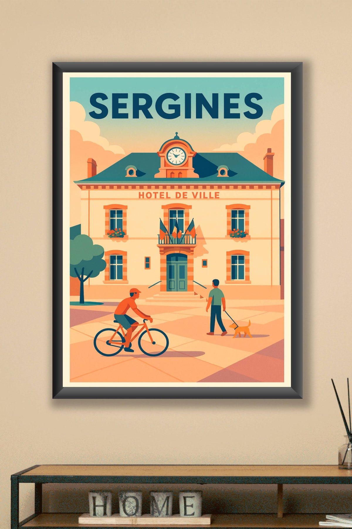 Affiche de Sergines - Charme et sérénité à l'Hôtel de Ville