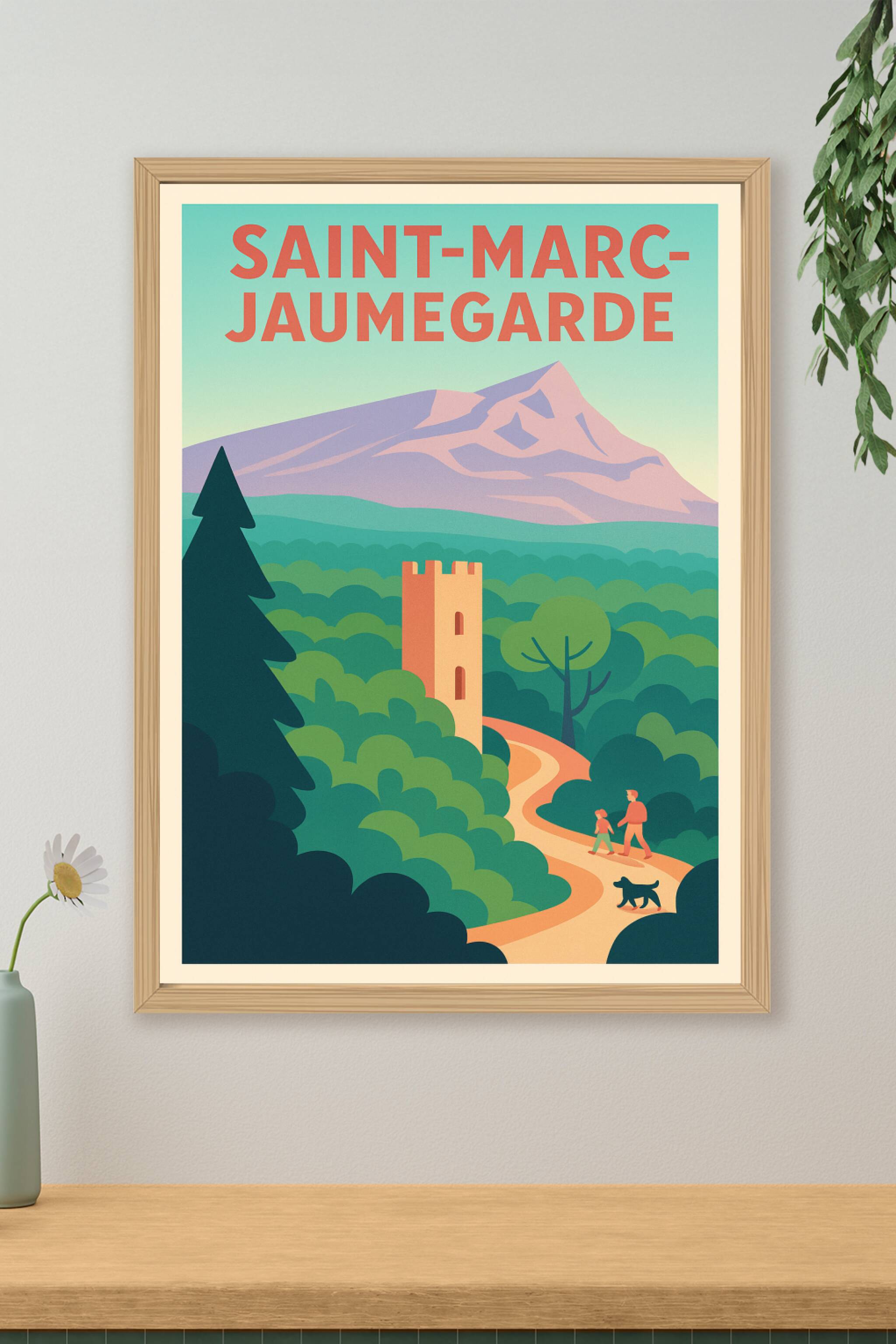 Affiche de Saint-Marc-Jaumegarde - L'évasion au cœur de la nature provençale