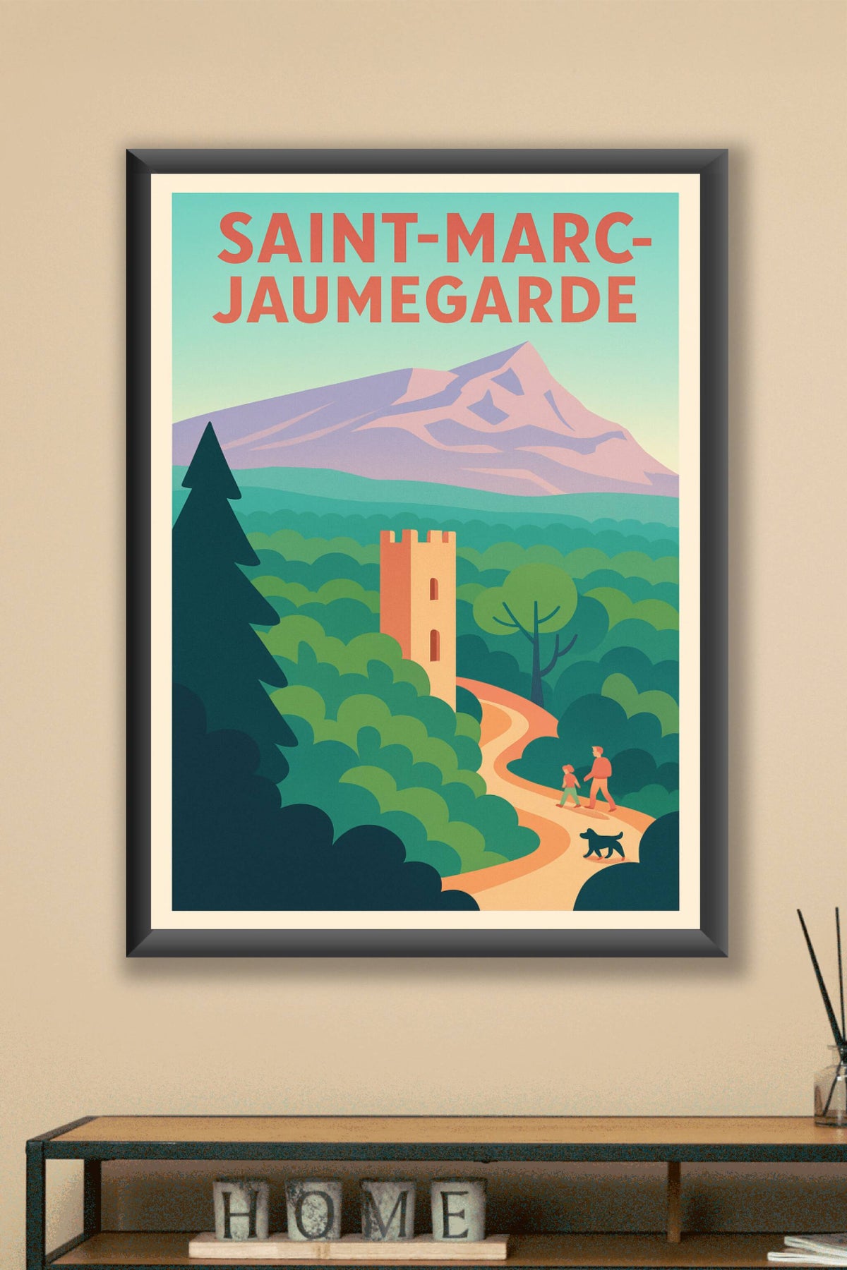Affiche de Saint-Marc-Jaumegarde - L'évasion au cœur de la nature provençale