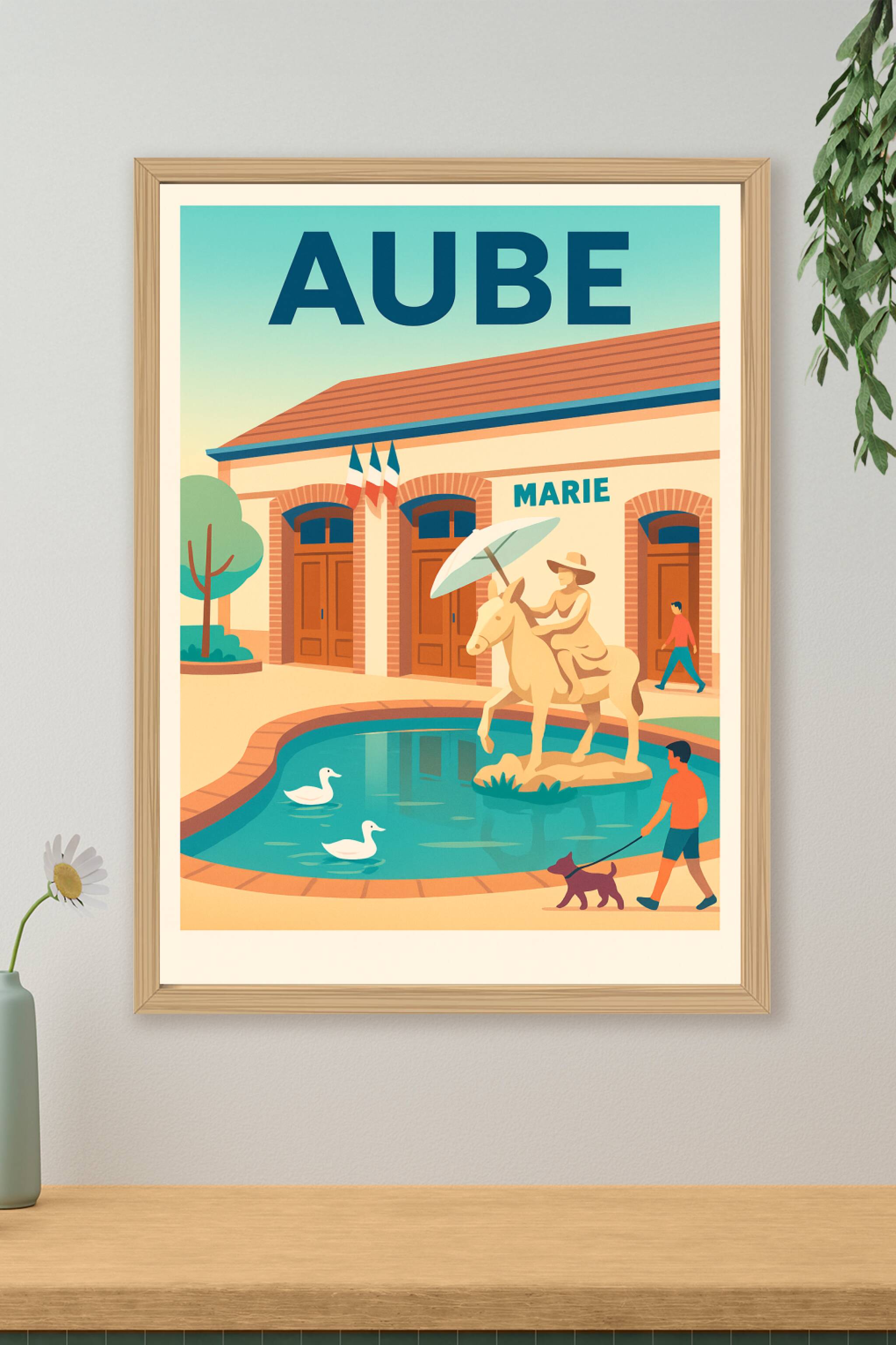 Affiche de Aube - Charme et sérénité à la mairie
