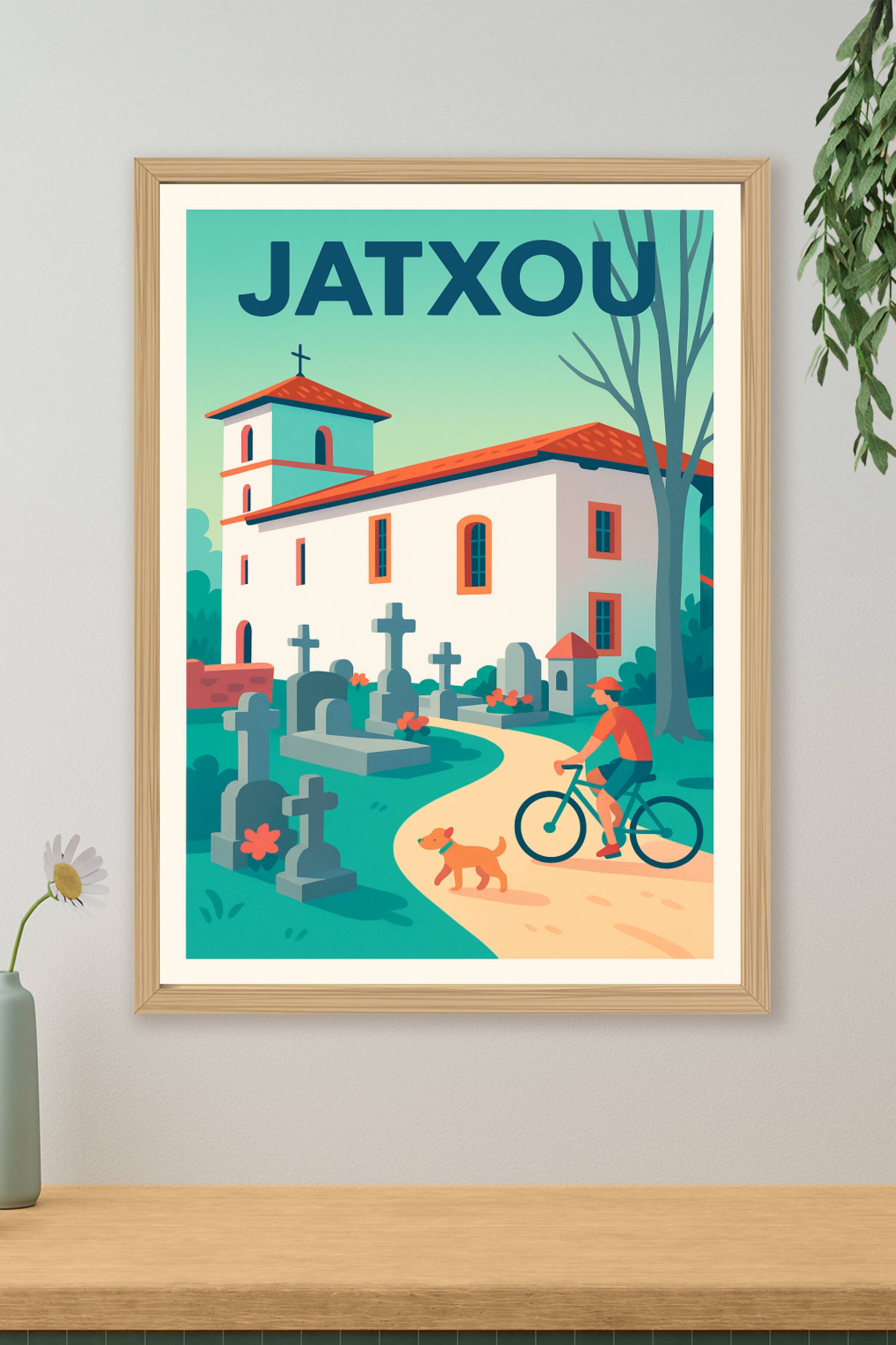 Affiche de Jatxou - Promenade paisible au cœur d'un village authentique