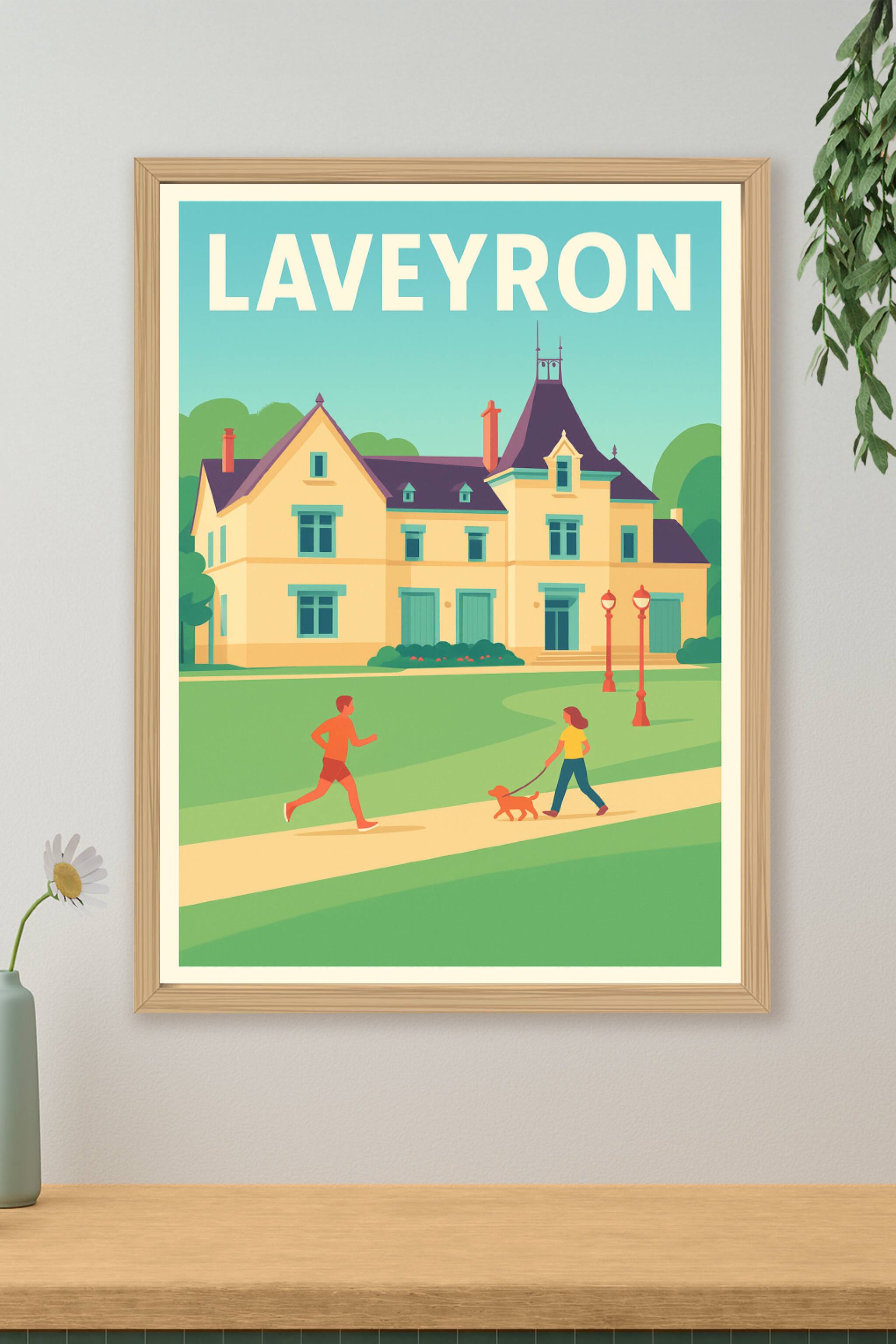 Affiche de Laveyron - Charme et sérénité au cœur du parc