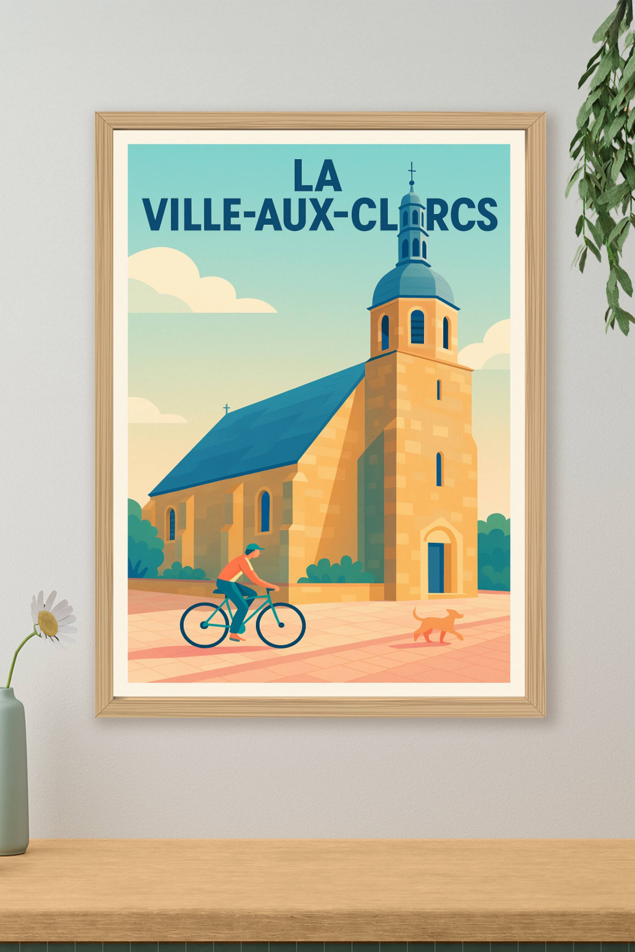 Affiche de La Ville-aux-Clercs - Charme et sérénité au cœur du patrimoine