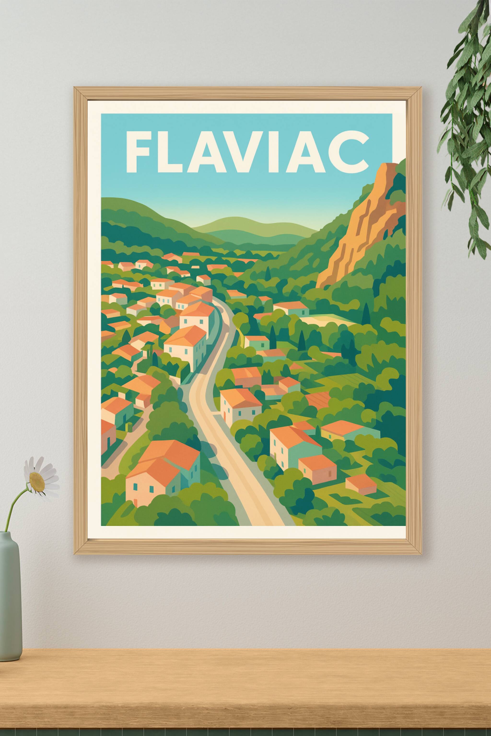Affiche de Flaviac - Harmonie paisible au cœur de la nature