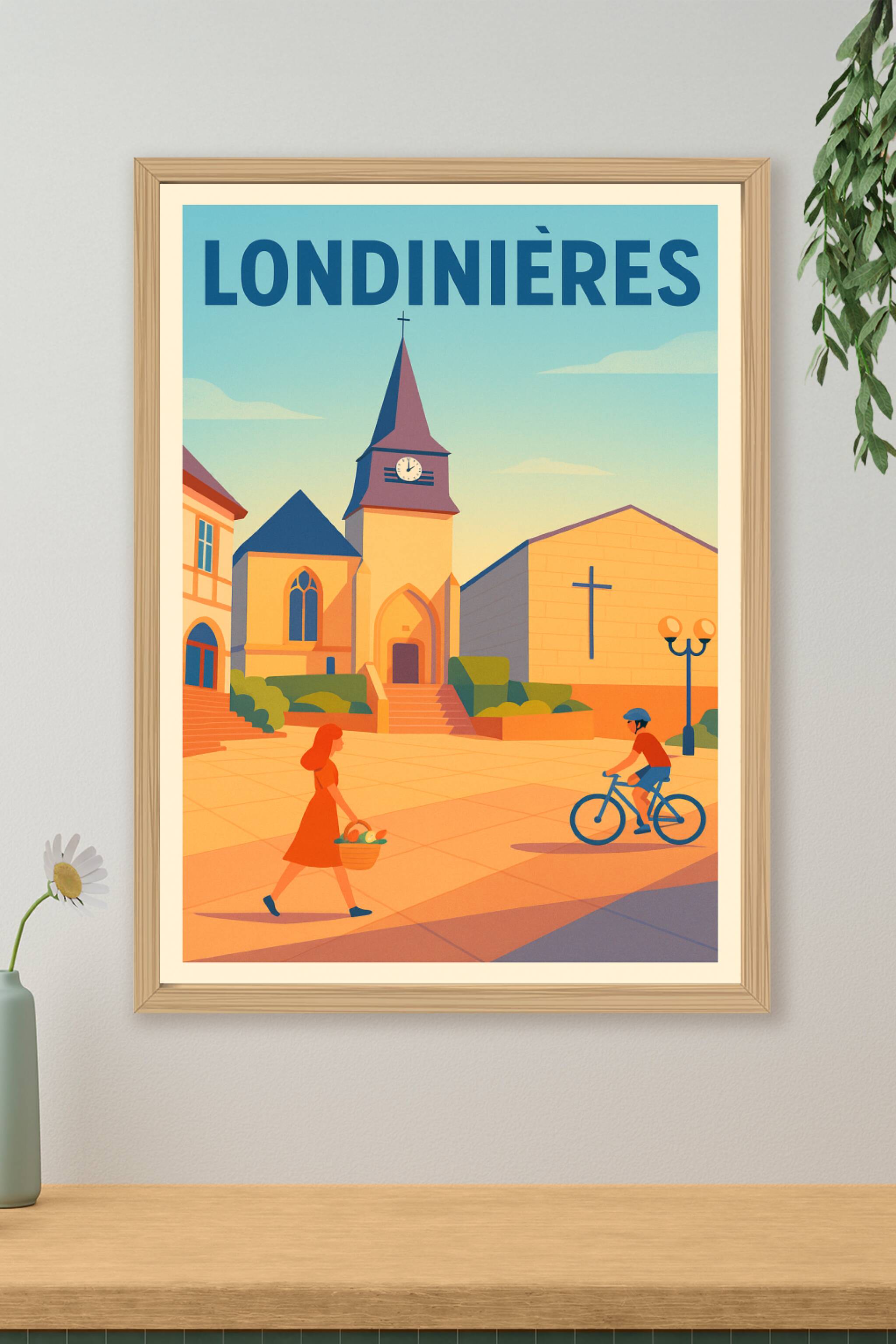 Affiche de Londinières - Charme et Sérénité au Cœur du Village