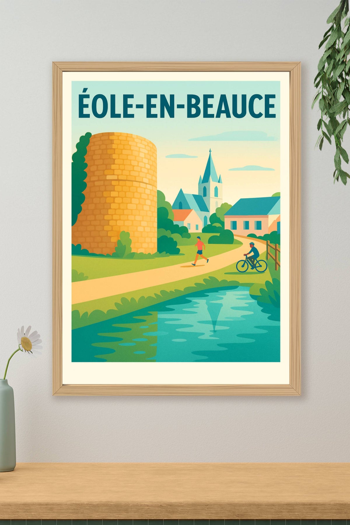 Affiche de Éole-en-Beauce - Charme bucolique et douceur de vie