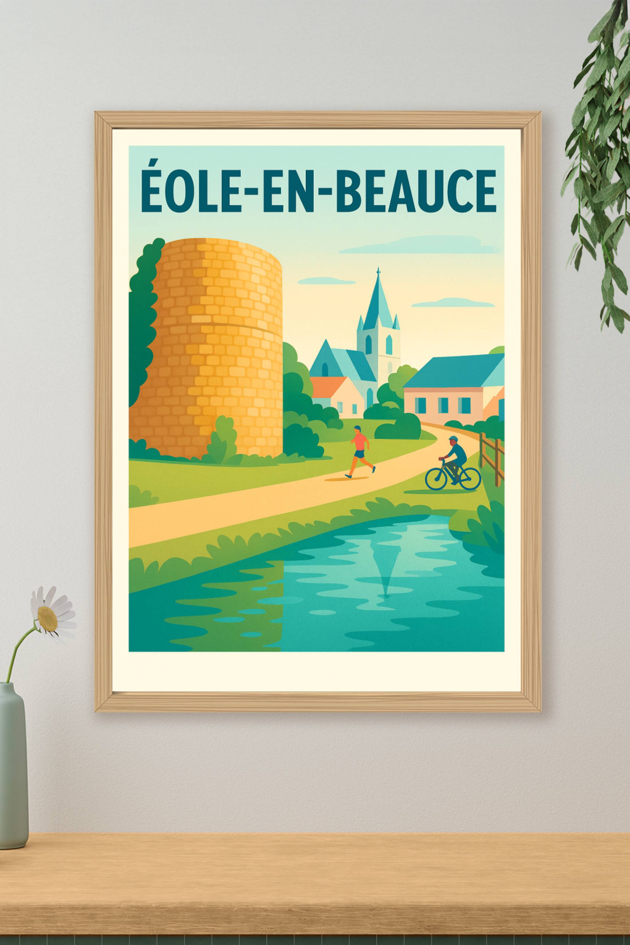 Affiche de Éole-en-Beauce - Charme bucolique et douceur de vie