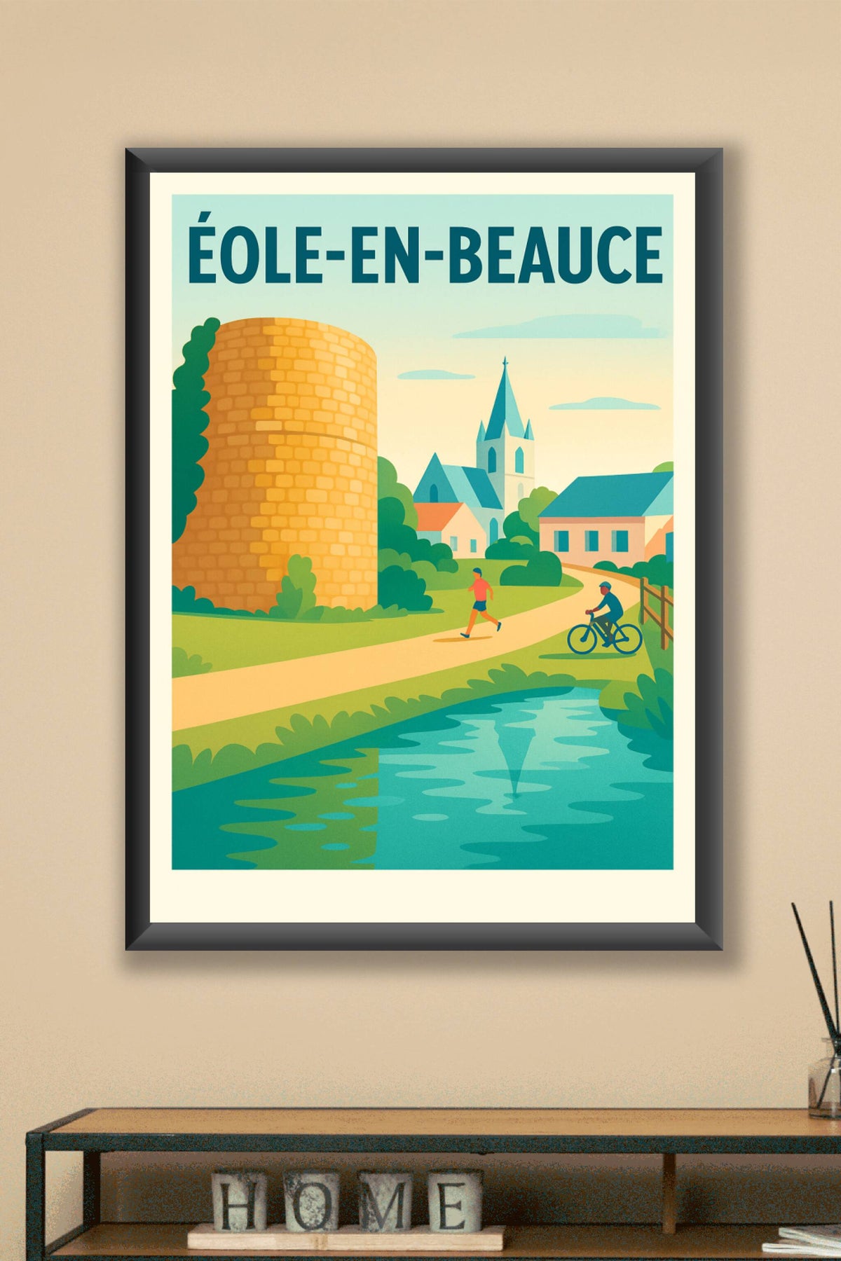 Affiche de Éole-en-Beauce - Charme bucolique et douceur de vie