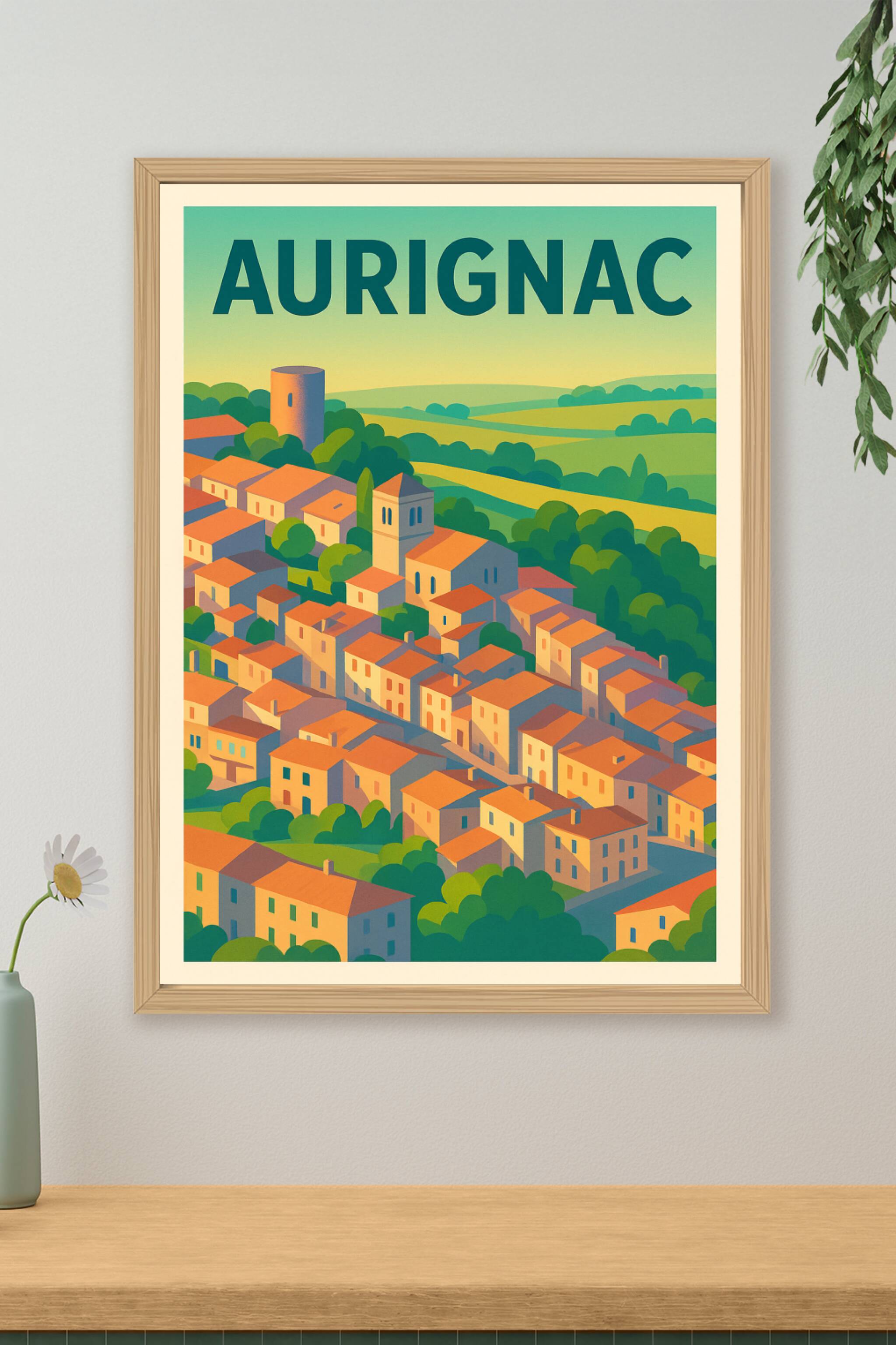 Affiche de Aurignac - Charme et douceur d'un village occitan