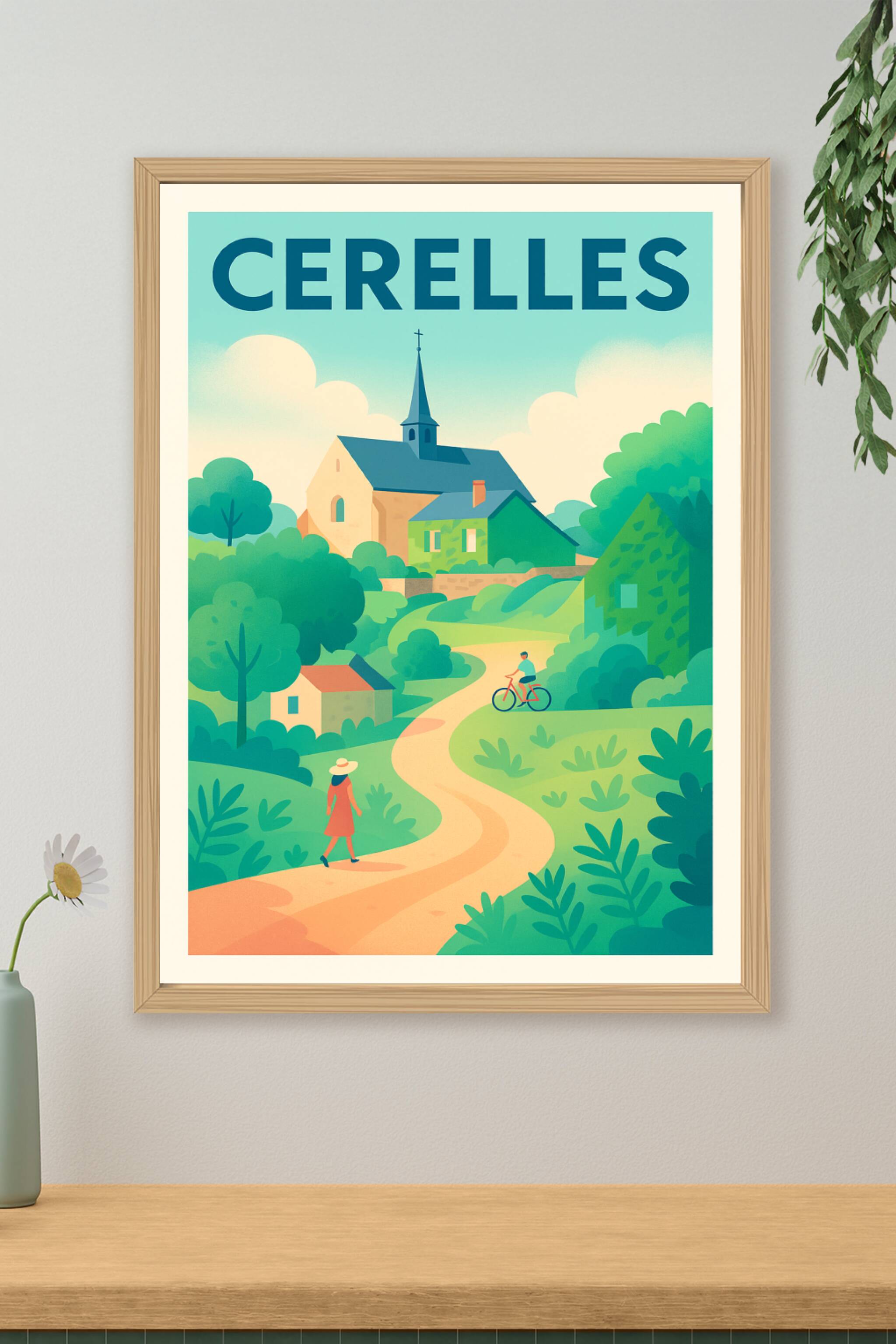 Affiche de Cerelles - Havre de paix bucolique