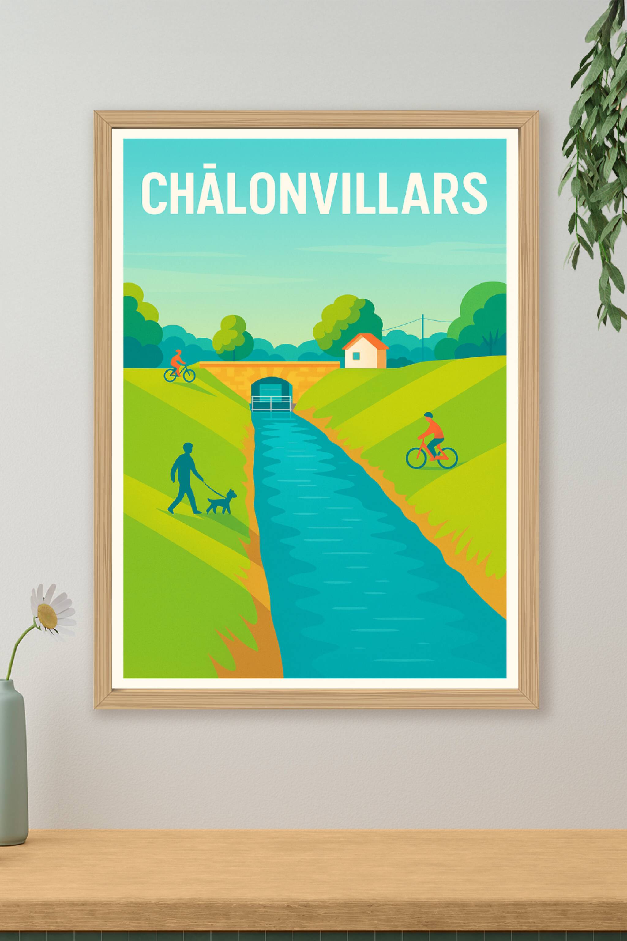 Affiche de Châlonvillars - Nature et promenade au fil de l'eau