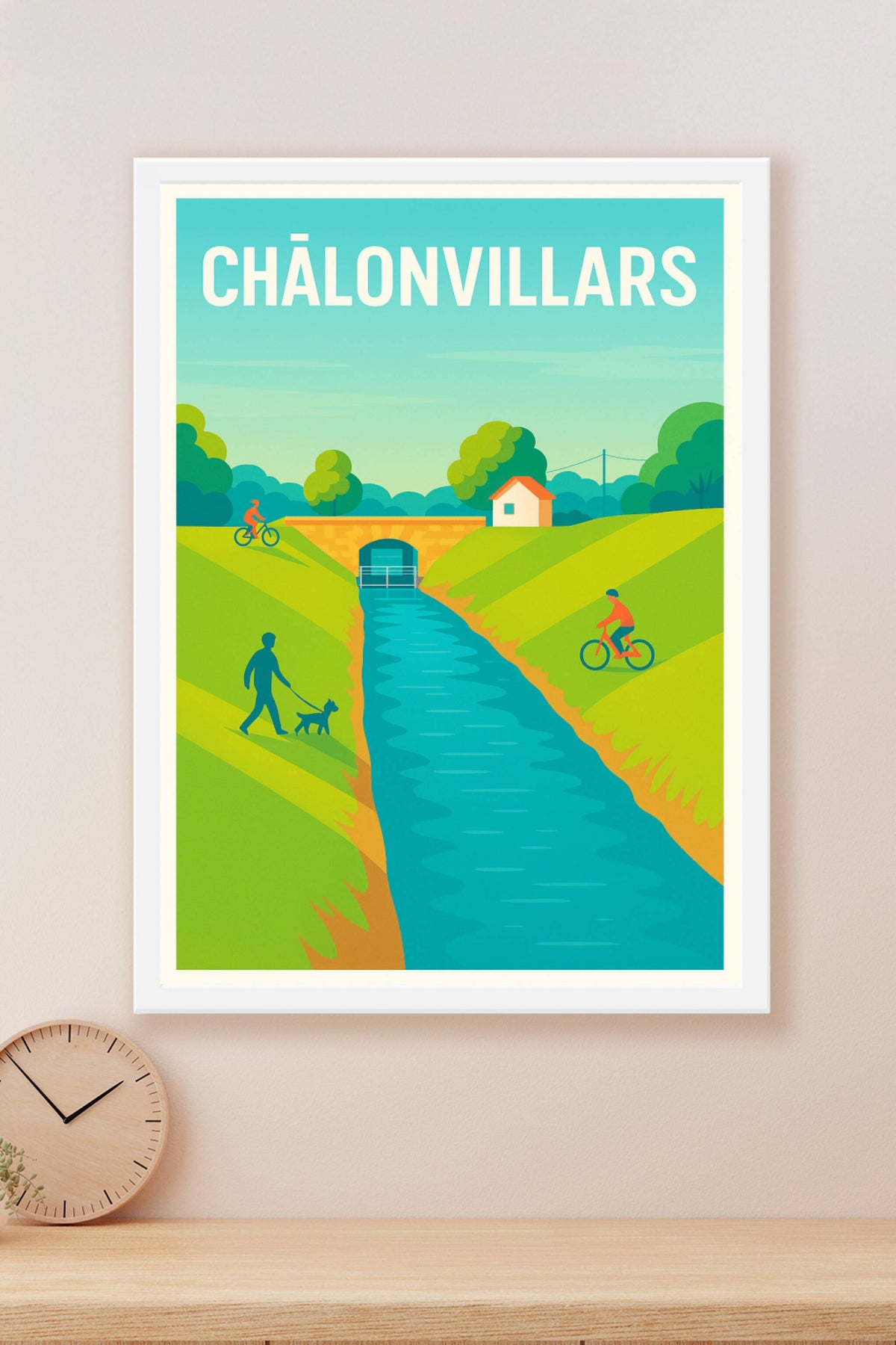 Affiche de Châlonvillars - Nature et promenade au fil de l'eau