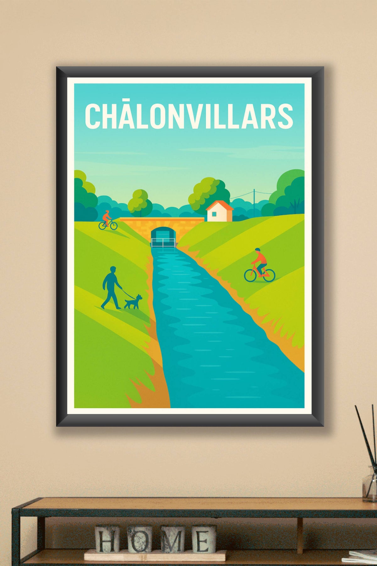 Affiche de Châlonvillars - Nature et promenade au fil de l'eau