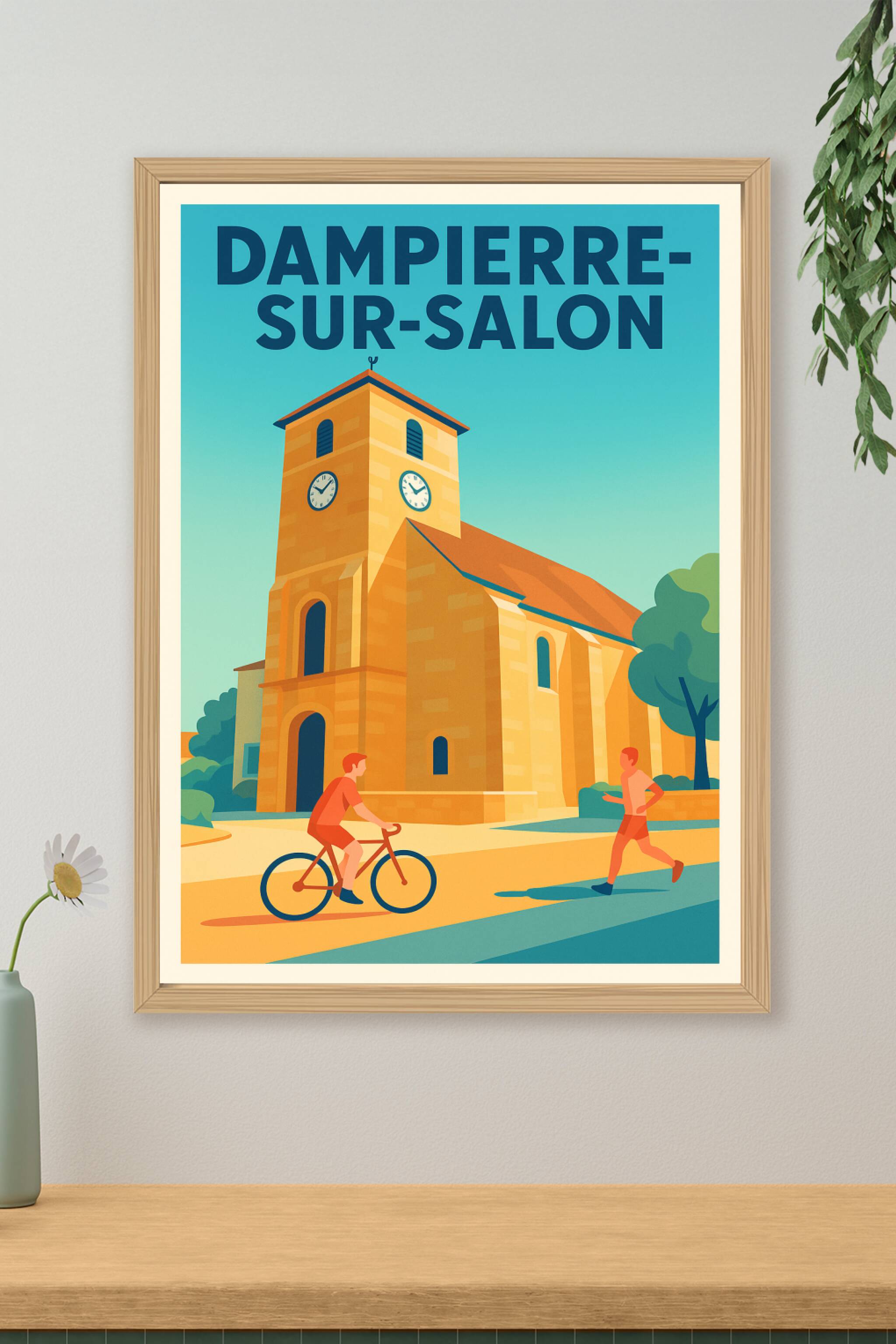 Affiche de Dampierre-sur-Salon - Charme et tranquillité au cœur de la vieille ville