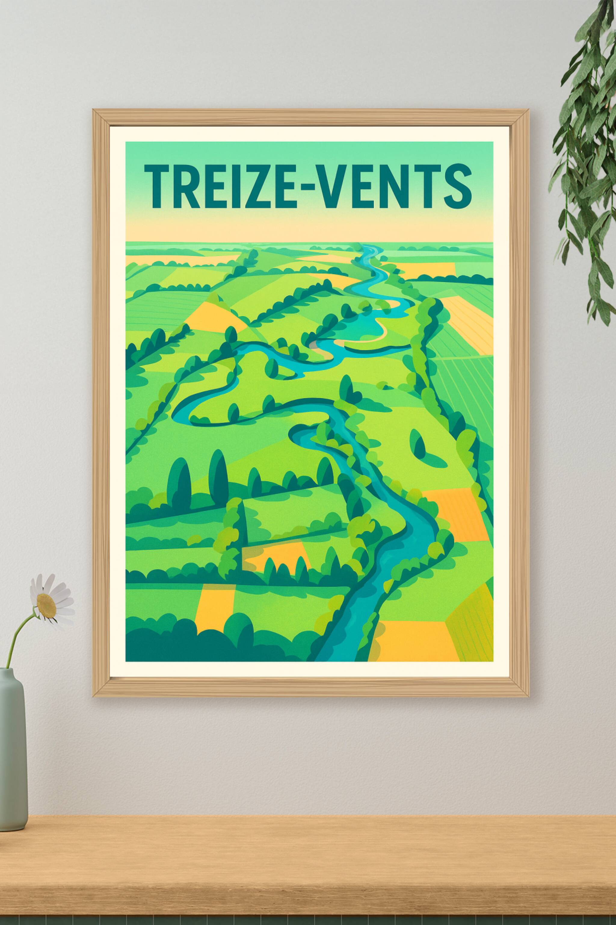 Affiche de Treize-Vents - L'envoûtant paysage bocager