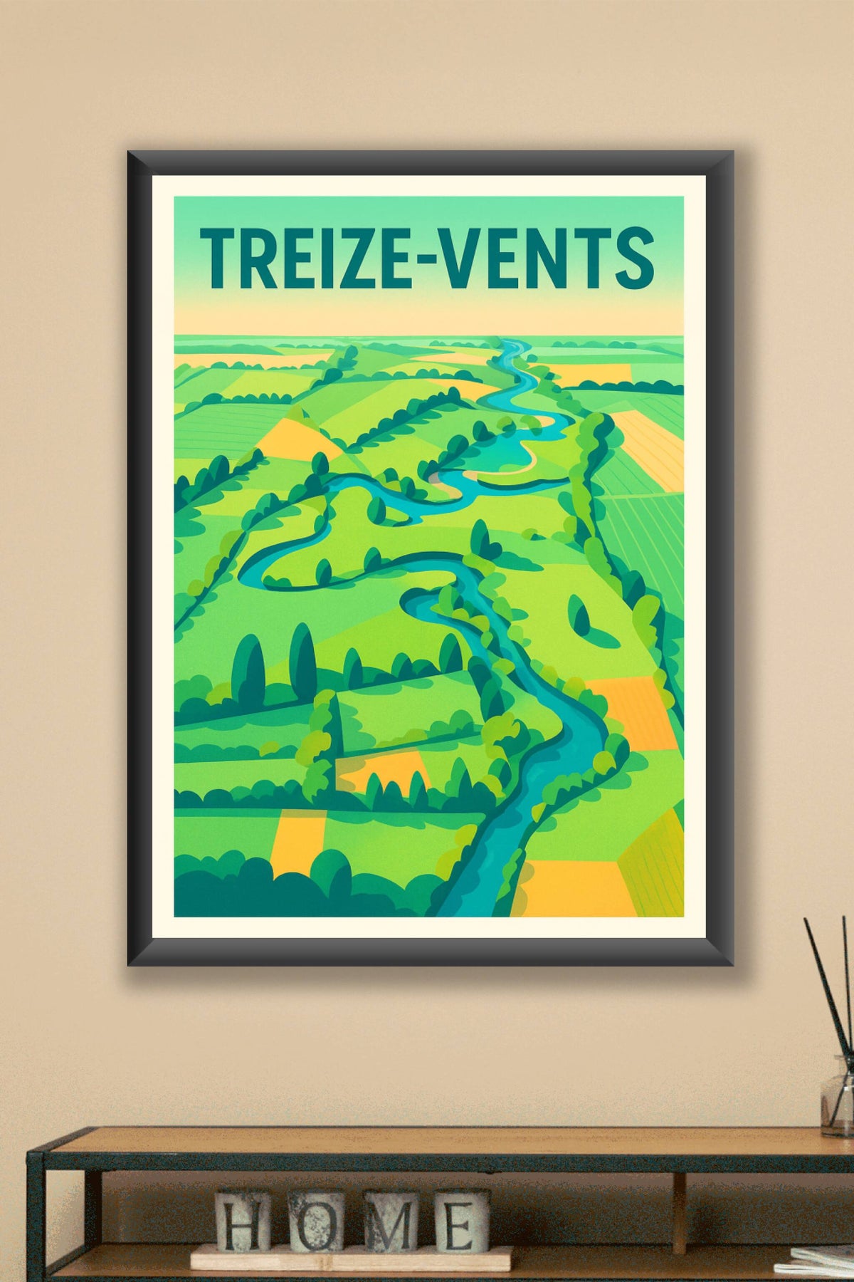 Affiche de Treize-Vents - L'envoûtant paysage bocager