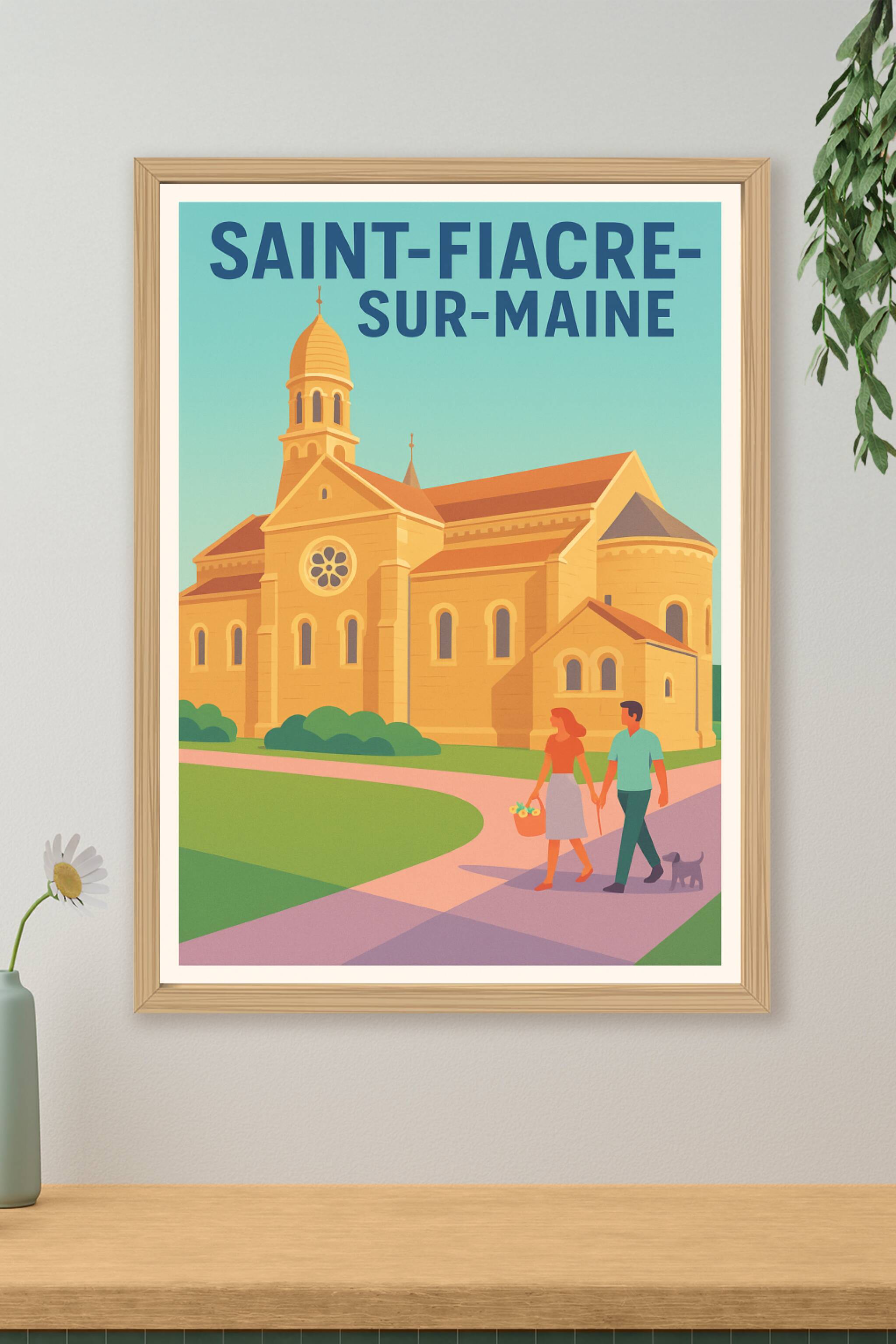 Affiche de Saint-Fiacre-sur-Maine - Charme et sérénité au fil du Maine
