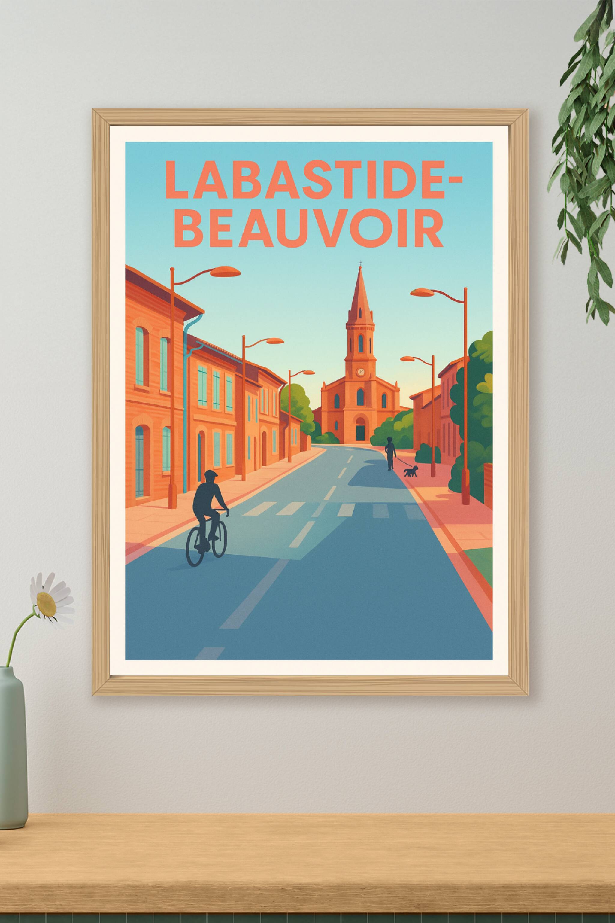 Affiche de Labastide-Beauvoir - Charme authentique du Sud-Ouest