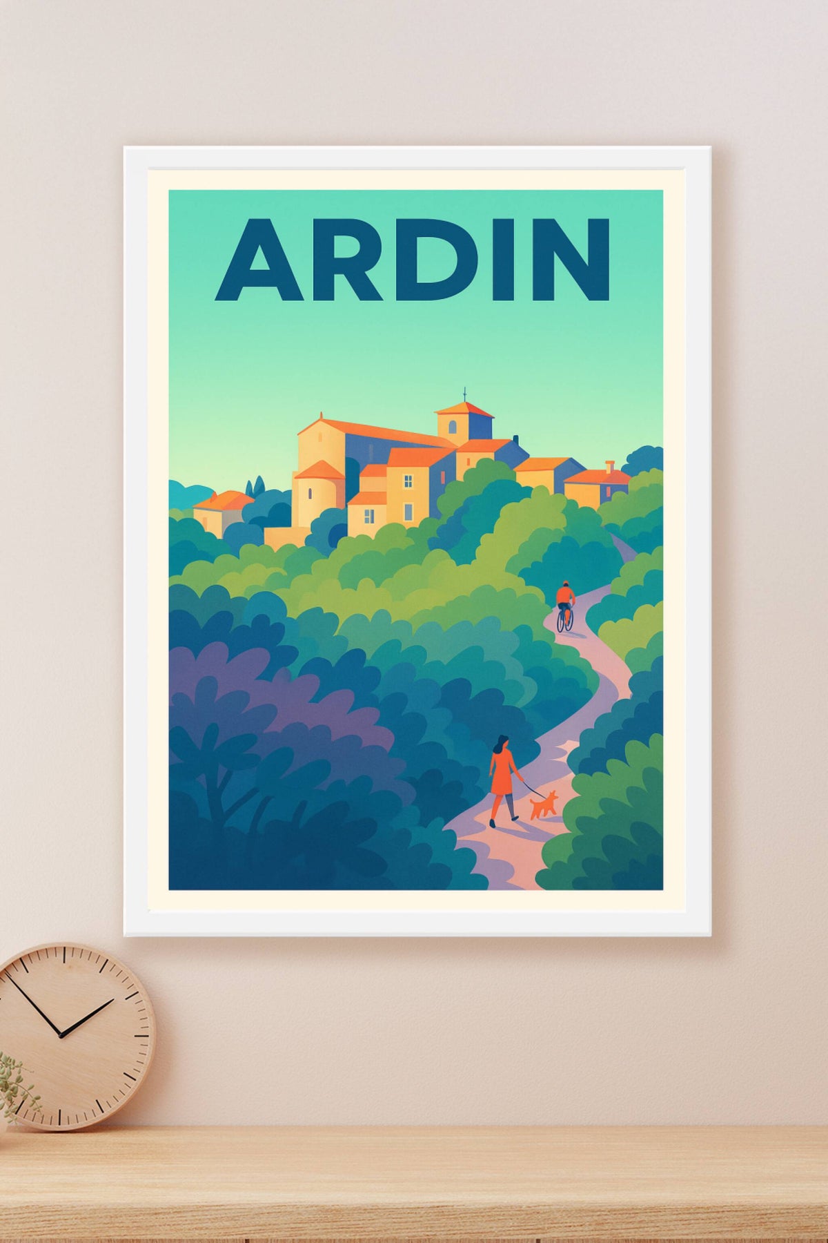 Affiche de Ardin - Le charme tranquille d'un village paisible