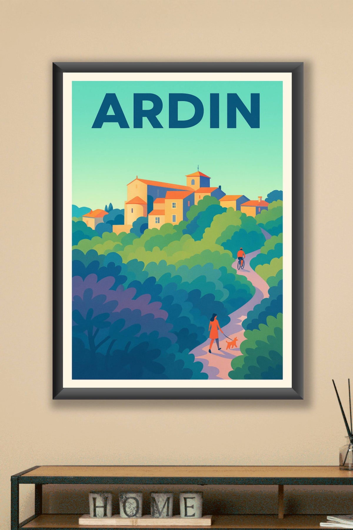Affiche de Ardin - Le charme tranquille d'un village paisible