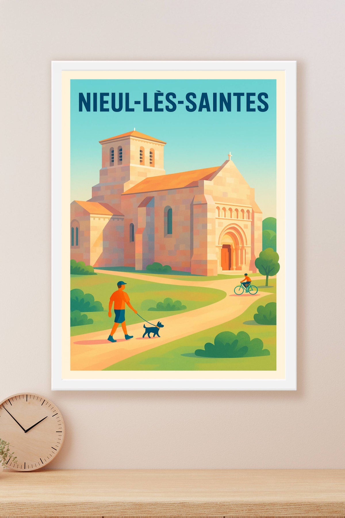Affiche de Nieul-lès-Saintes - Charmante balade au cœur du patrimoine