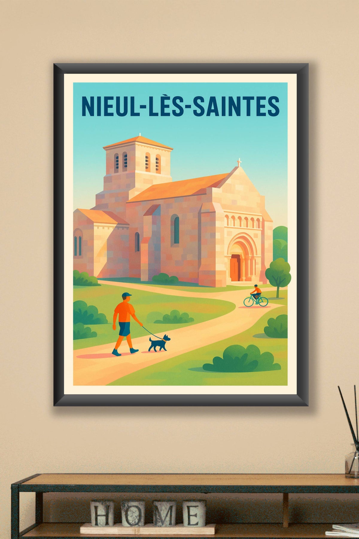 Affiche de Nieul-lès-Saintes - Charmante balade au cœur du patrimoine