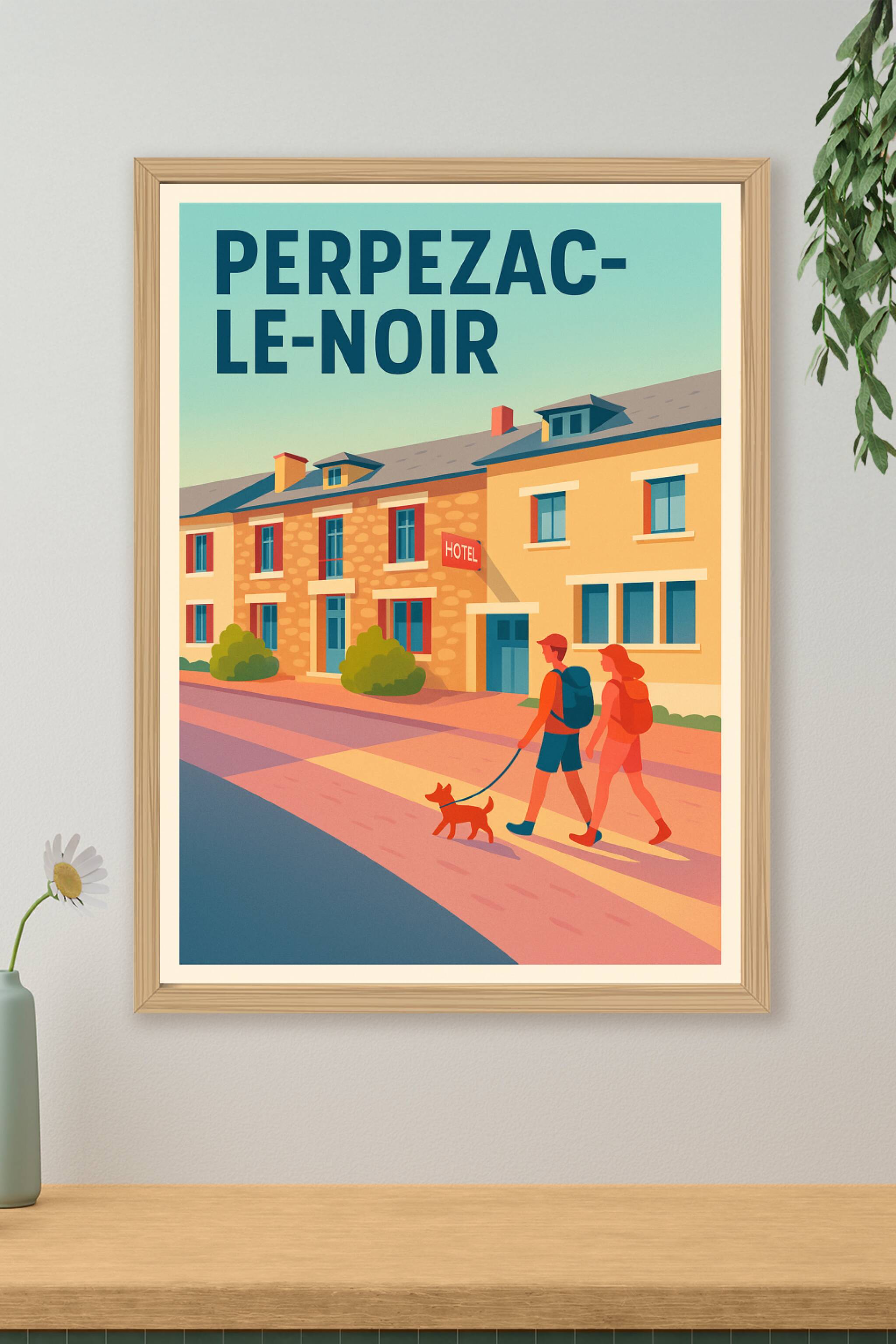 Affiche de Perpezac-le-Noir - Escapade tranquille au cœur du village