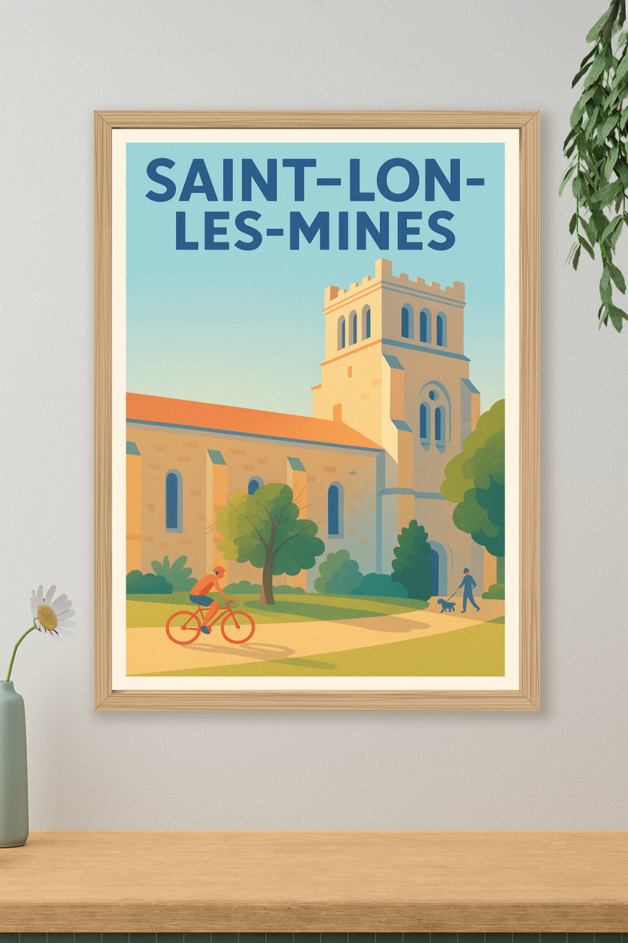 Affiche de Saint-Lon-les-Mines - Charme et sérénité au cœur de la ville