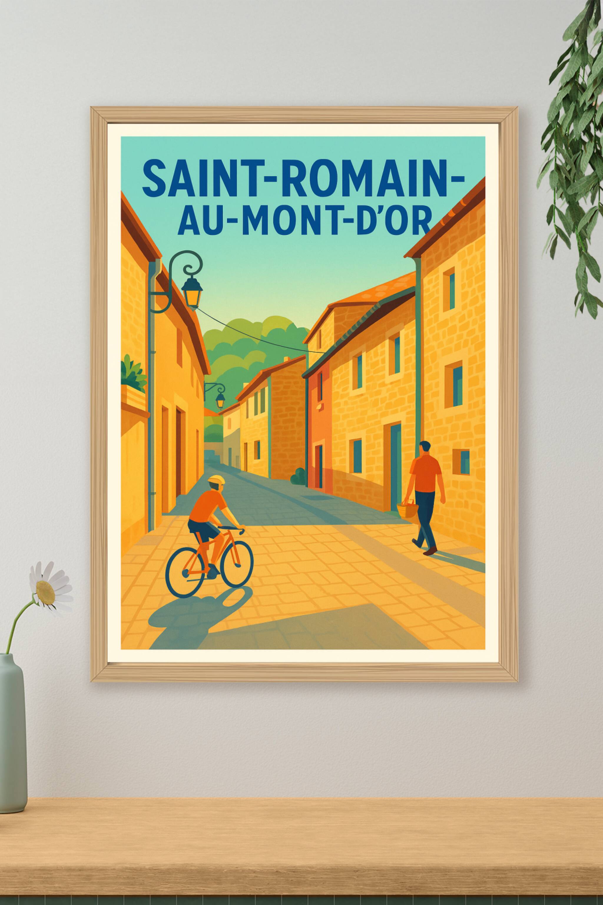 Affiche de Saint-Romain-au-Mont-d'Or - Charme et douceur de la vie locale