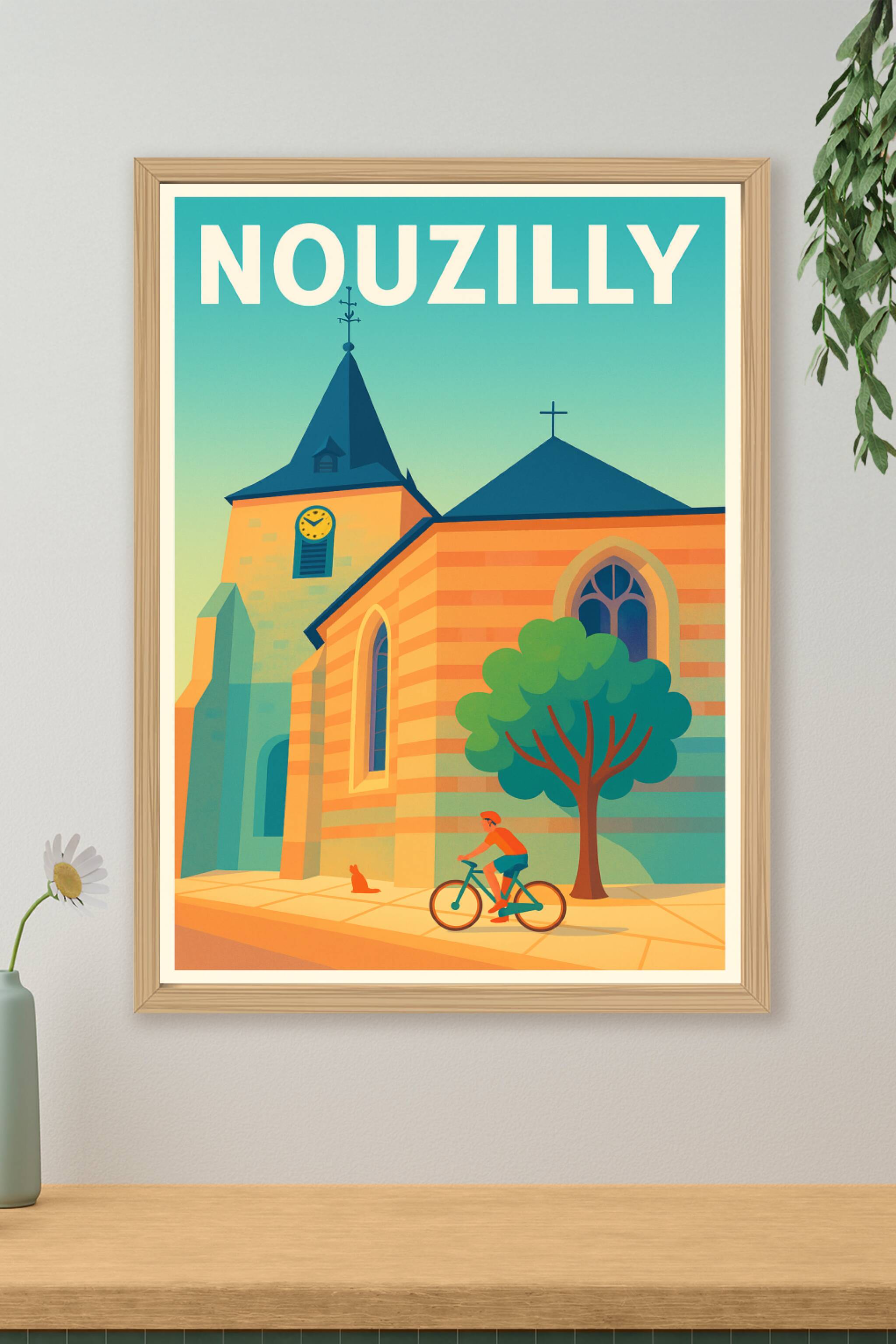 Affiche de Nouzilly - Charme et sérénité au cœur de la campagne