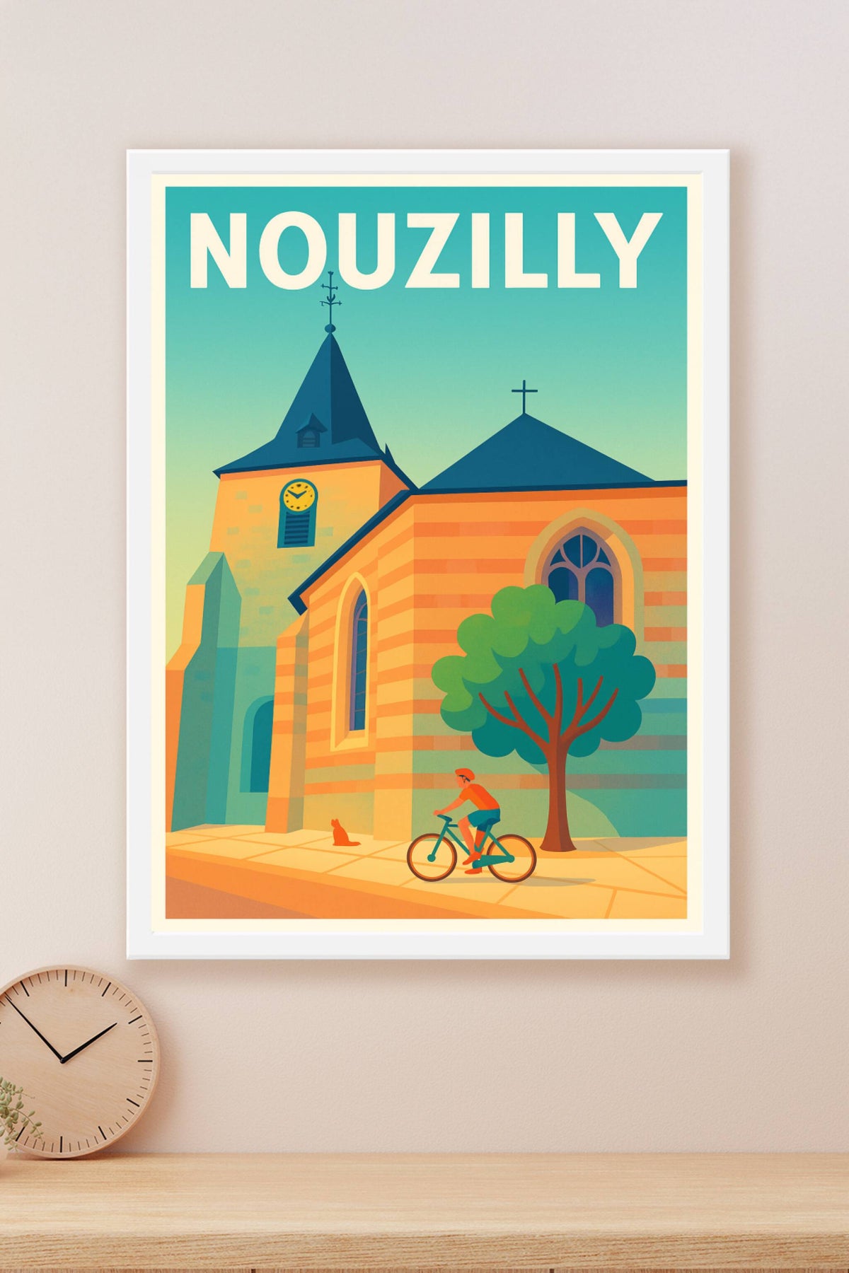 Affiche de Nouzilly - Charme et sérénité au cœur de la campagne