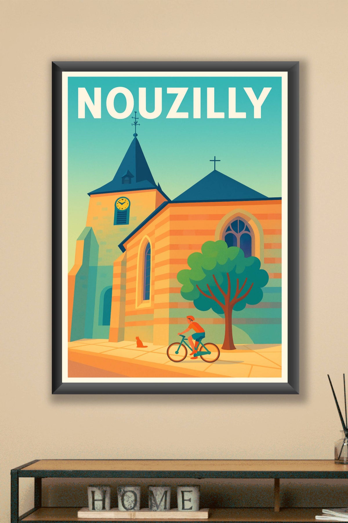 Affiche de Nouzilly - Charme et sérénité au cœur de la campagne