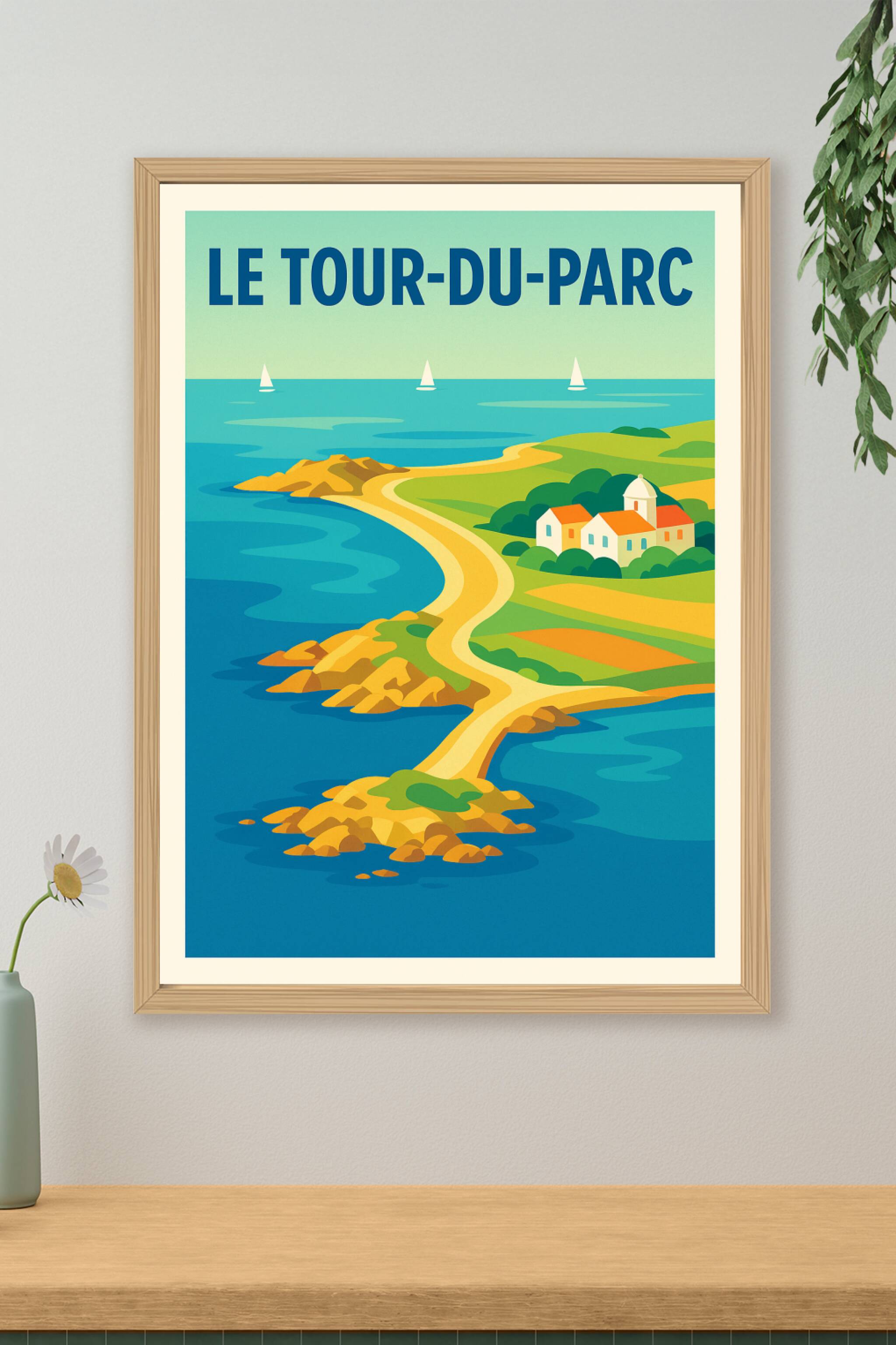 Affiche de Le Tour-du-Parc - Évasion côtière et charme breton