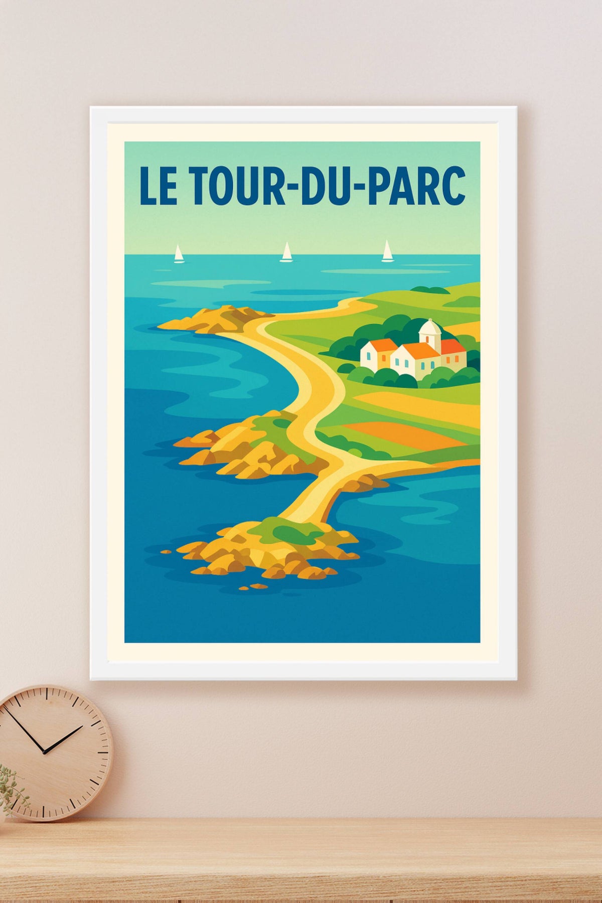 Affiche de Le Tour-du-Parc - Évasion côtière et charme breton