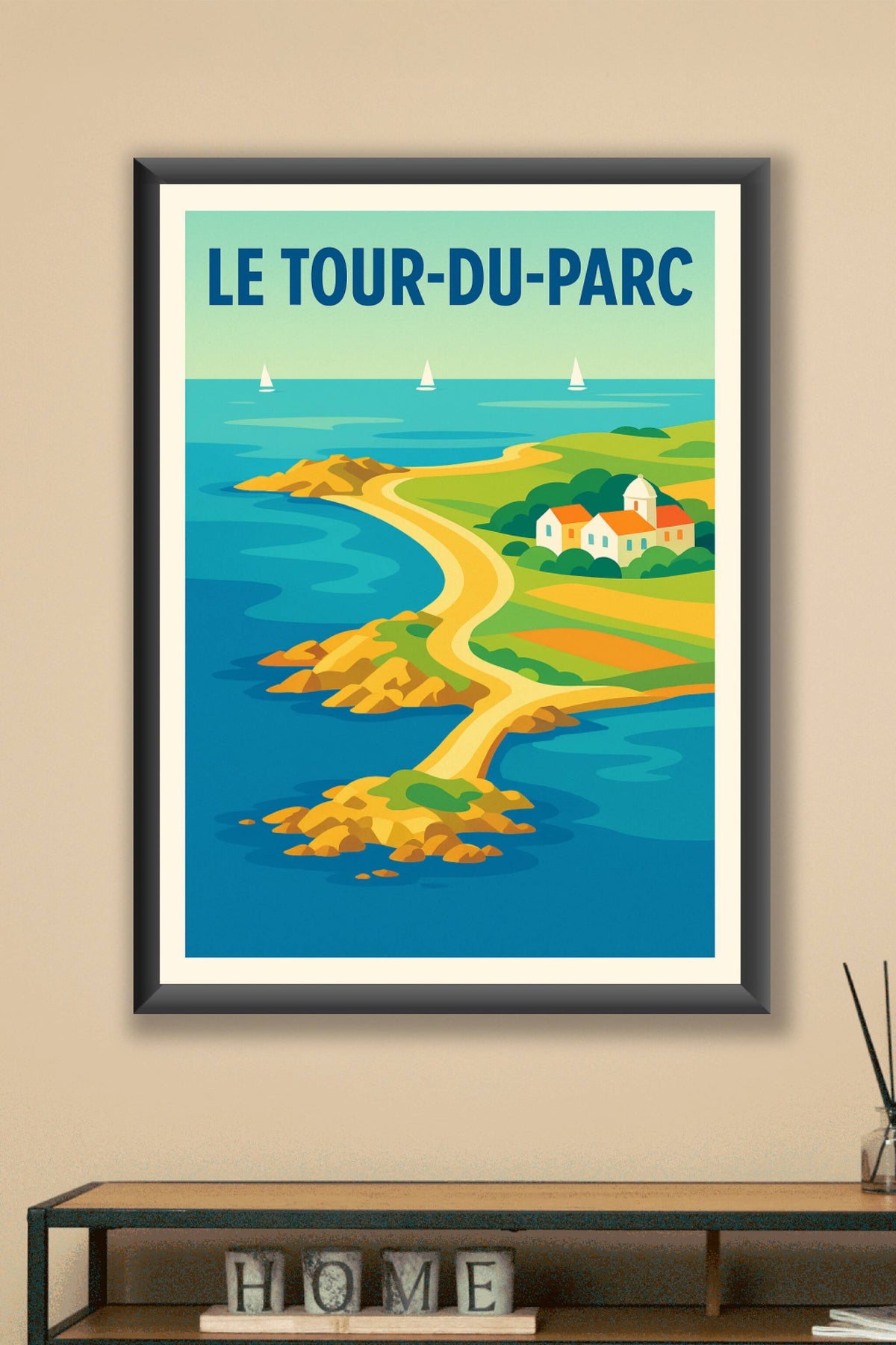 Affiche de Le Tour-du-Parc - Évasion côtière et charme breton